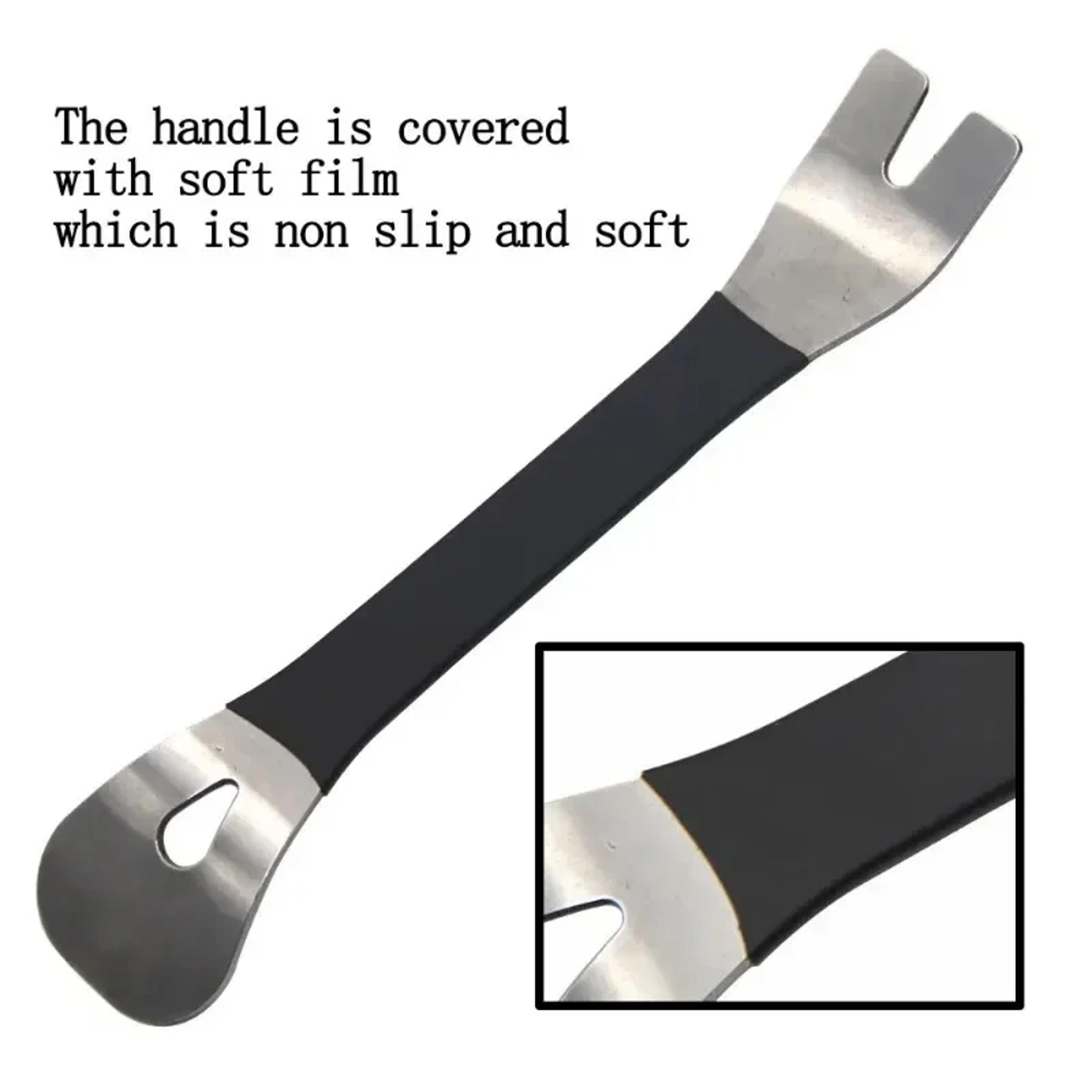Sturdy Stainless Steel Pry Bar Premium Car Trim Removal Tool  Door Panel Removal Tool For Interior  3
