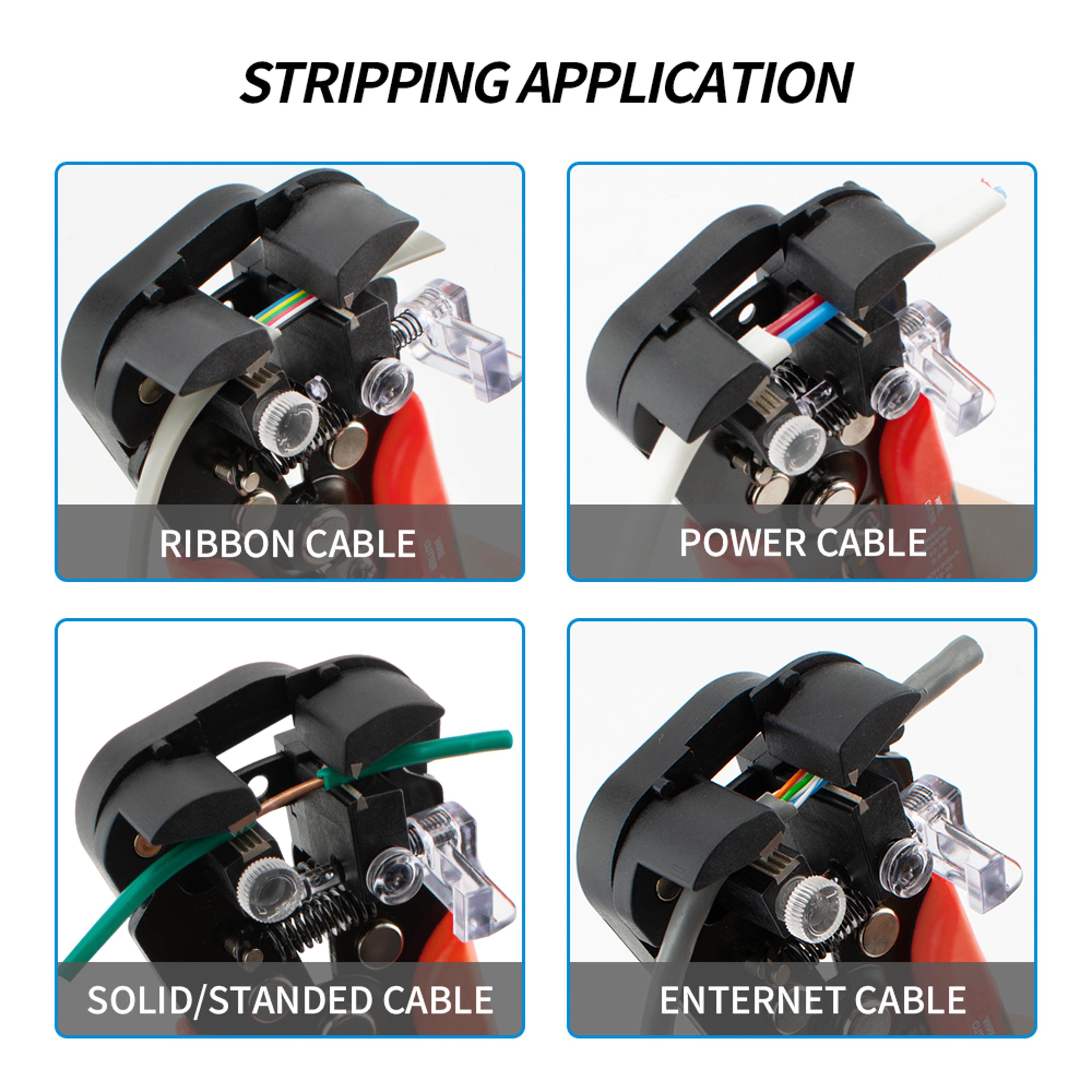 Professional Automatic Wire Stripper  Cable Crimping Tool Electrician Hand Tool 5