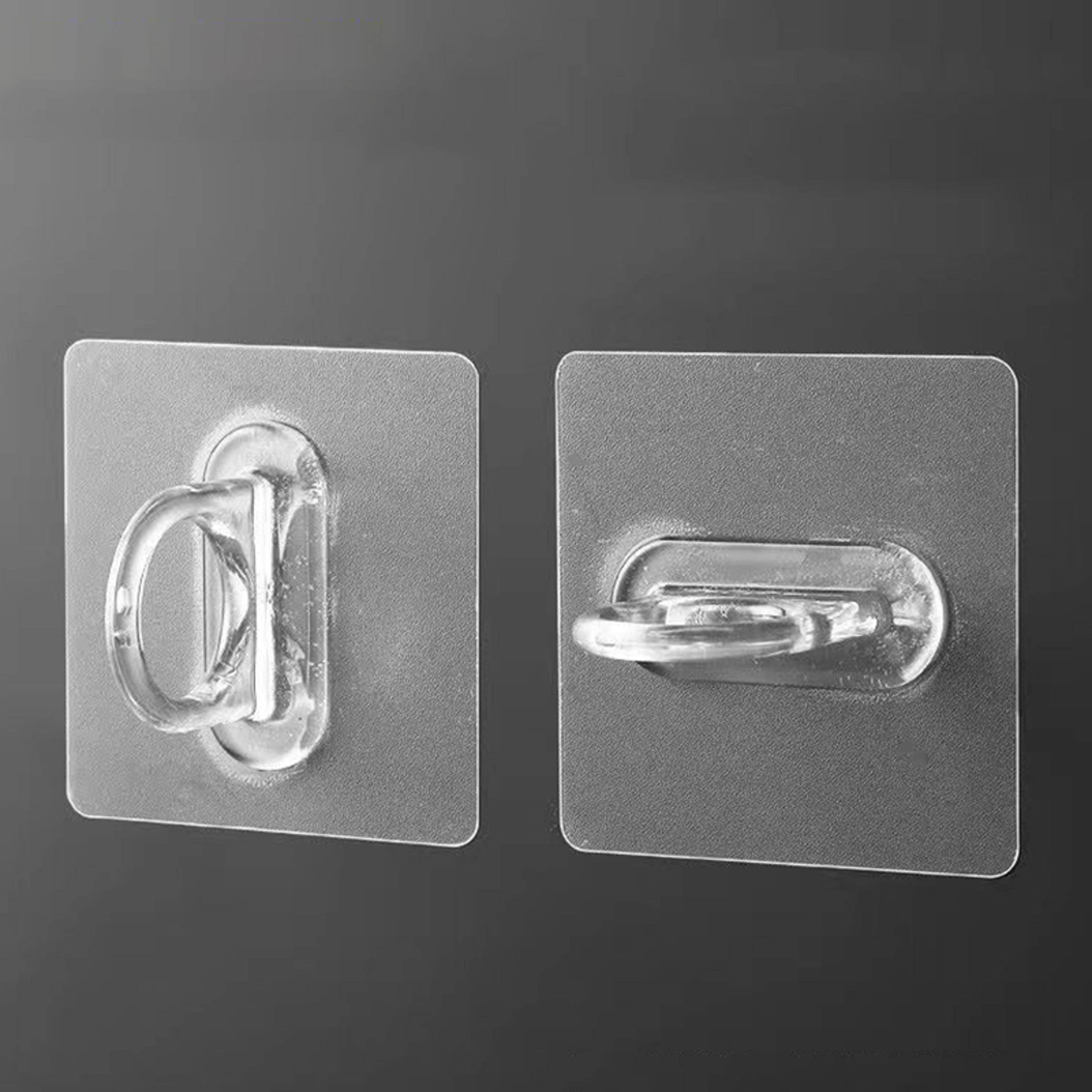 ClearGrip Waterproof Adhesive Wall Hooks Set For Bathroom Kitchen  Home Storage 3
