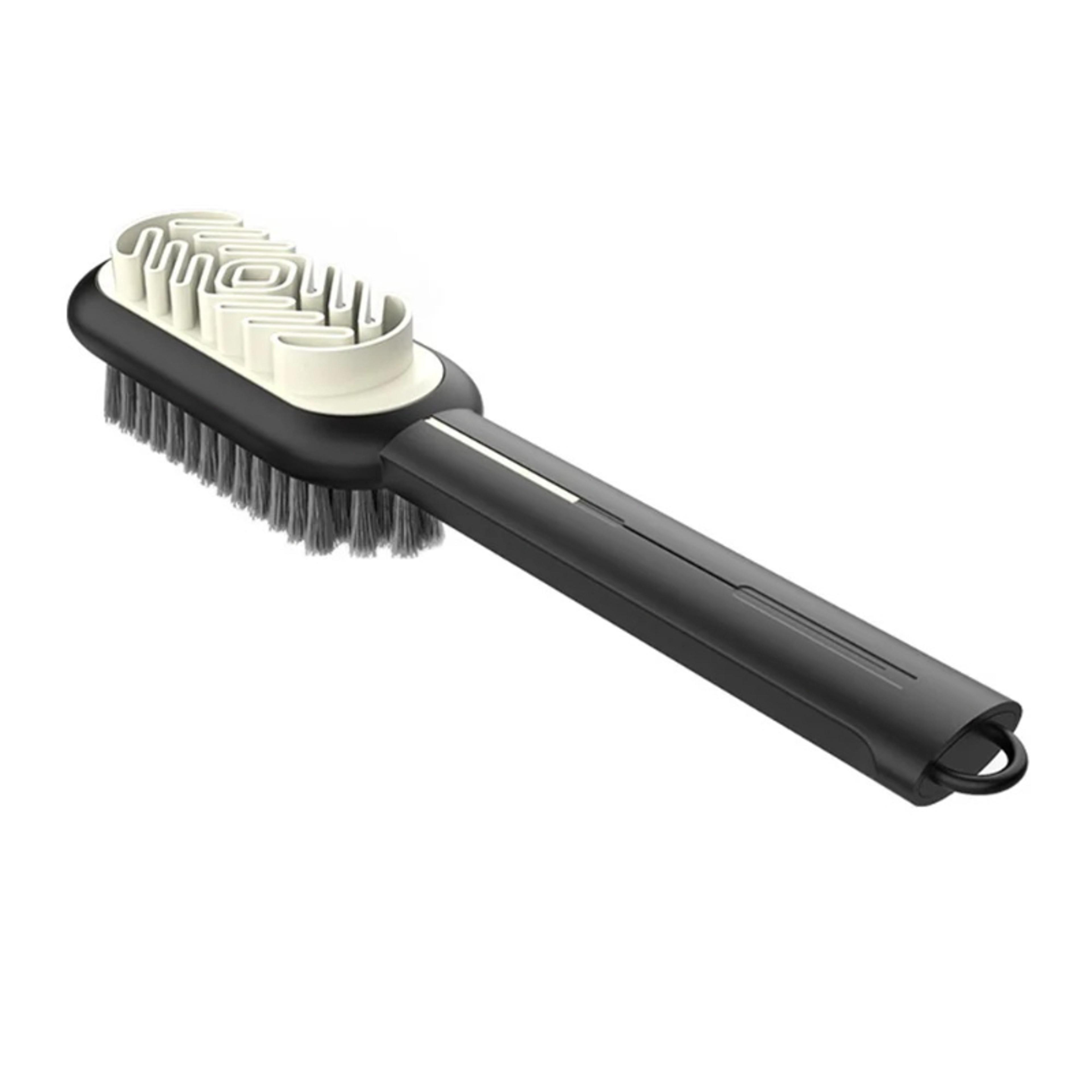 Premium Long Handled Suede  Boot Cleaning Brush Double Sided Shoe Cleaning Tool 5