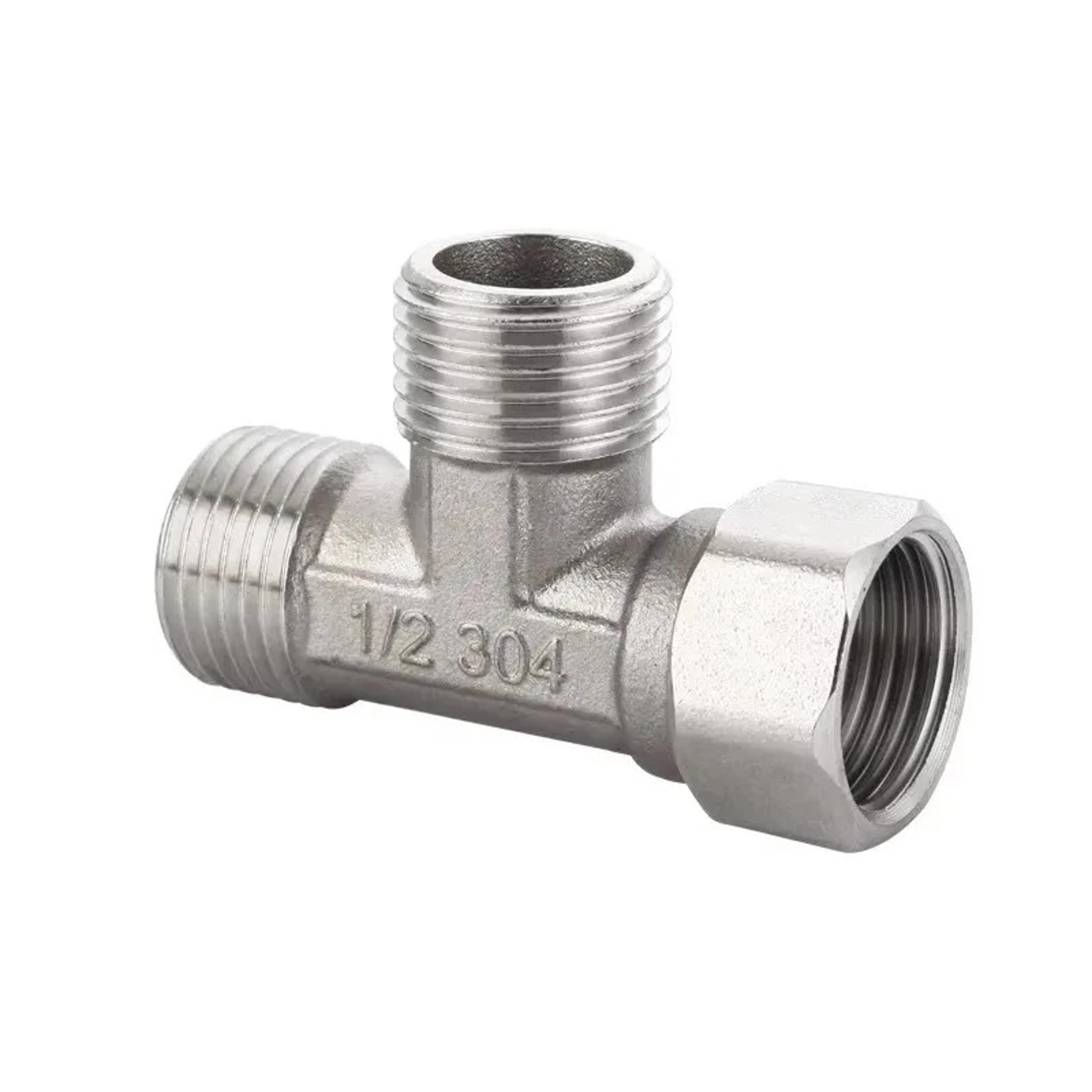 Stainless Steel Three Way Diverter Valve For Bidet Sprayer  Shower Connections 4