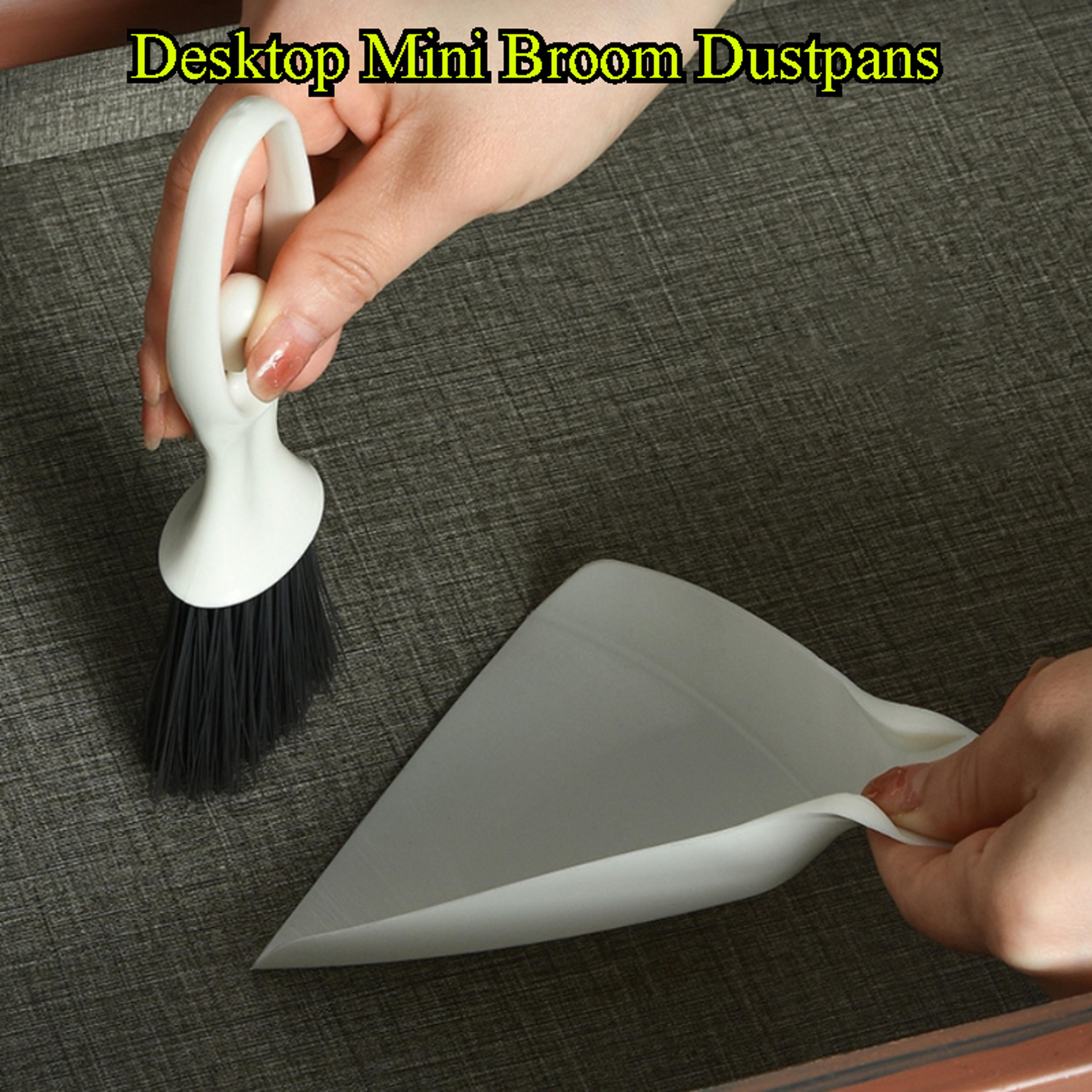 Portable Nordic Desktop Mini Broom  Dustpan Set Compact Tabletop Cleaning Tool 1