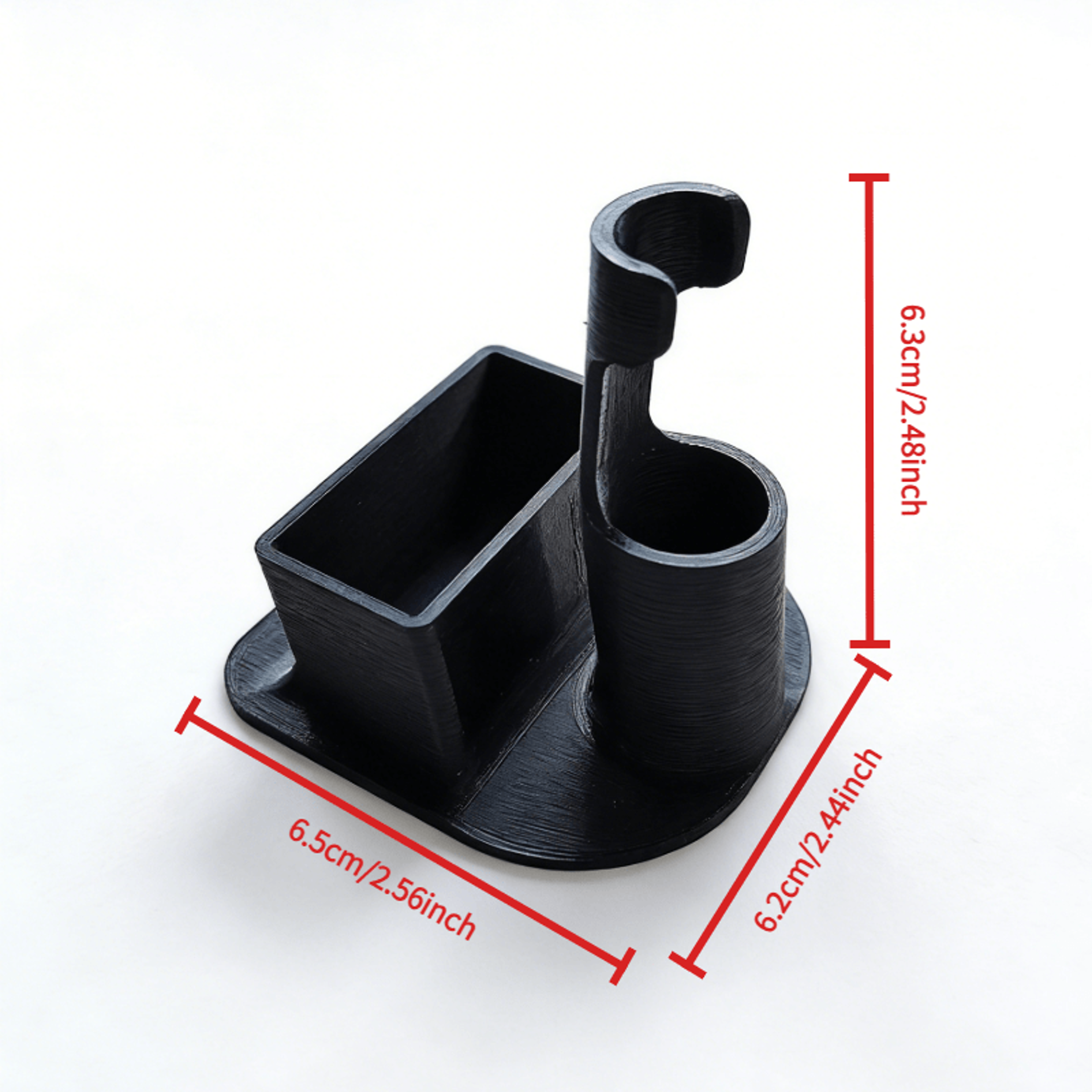 RazorDock Bathroom Razor Holder Stand Countertop Razor Holder  Bathroom Organizer 2