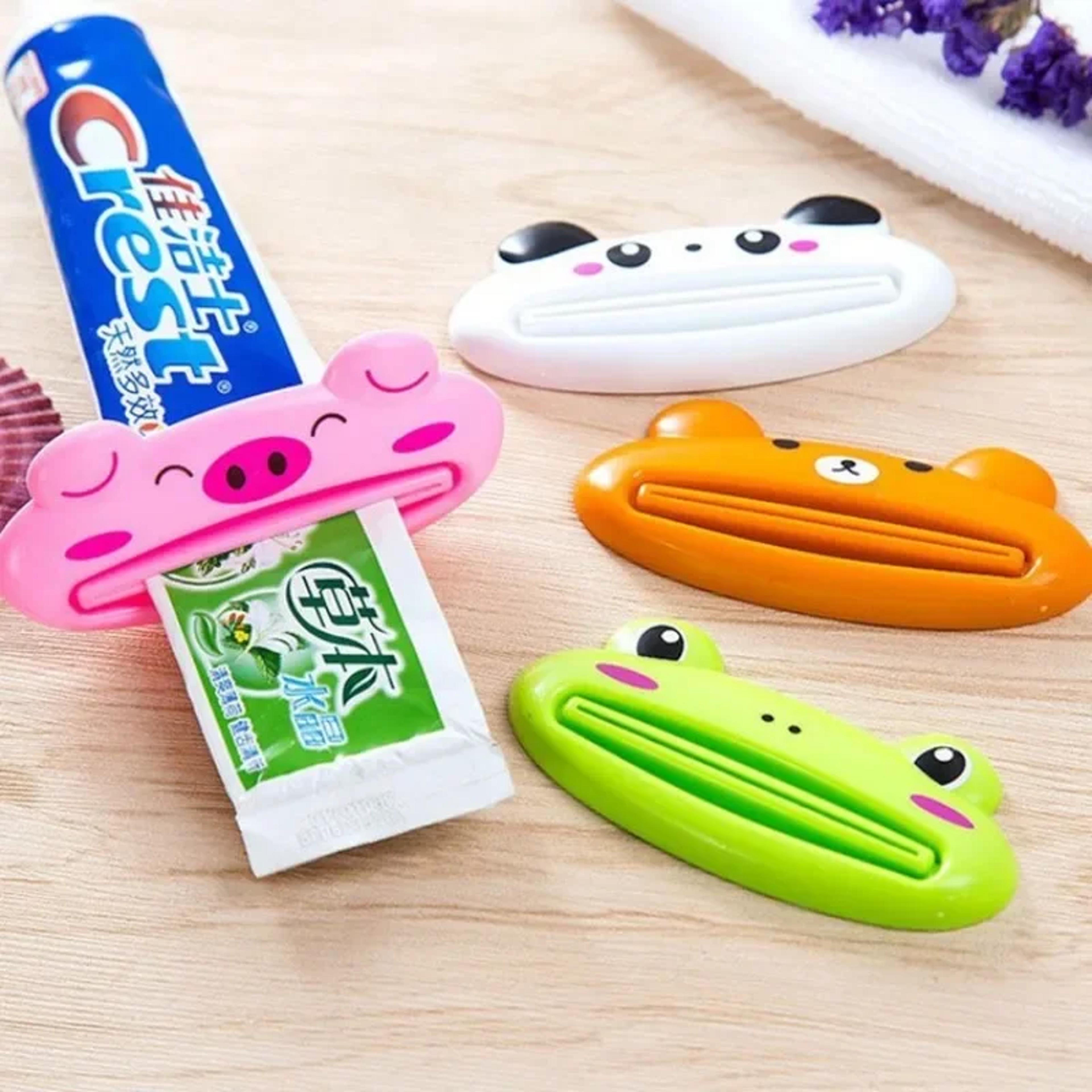 Cute Animal Toothpaste Tube Squeezer Fun Kids Toothpaste Dispenser For Bathroom 1