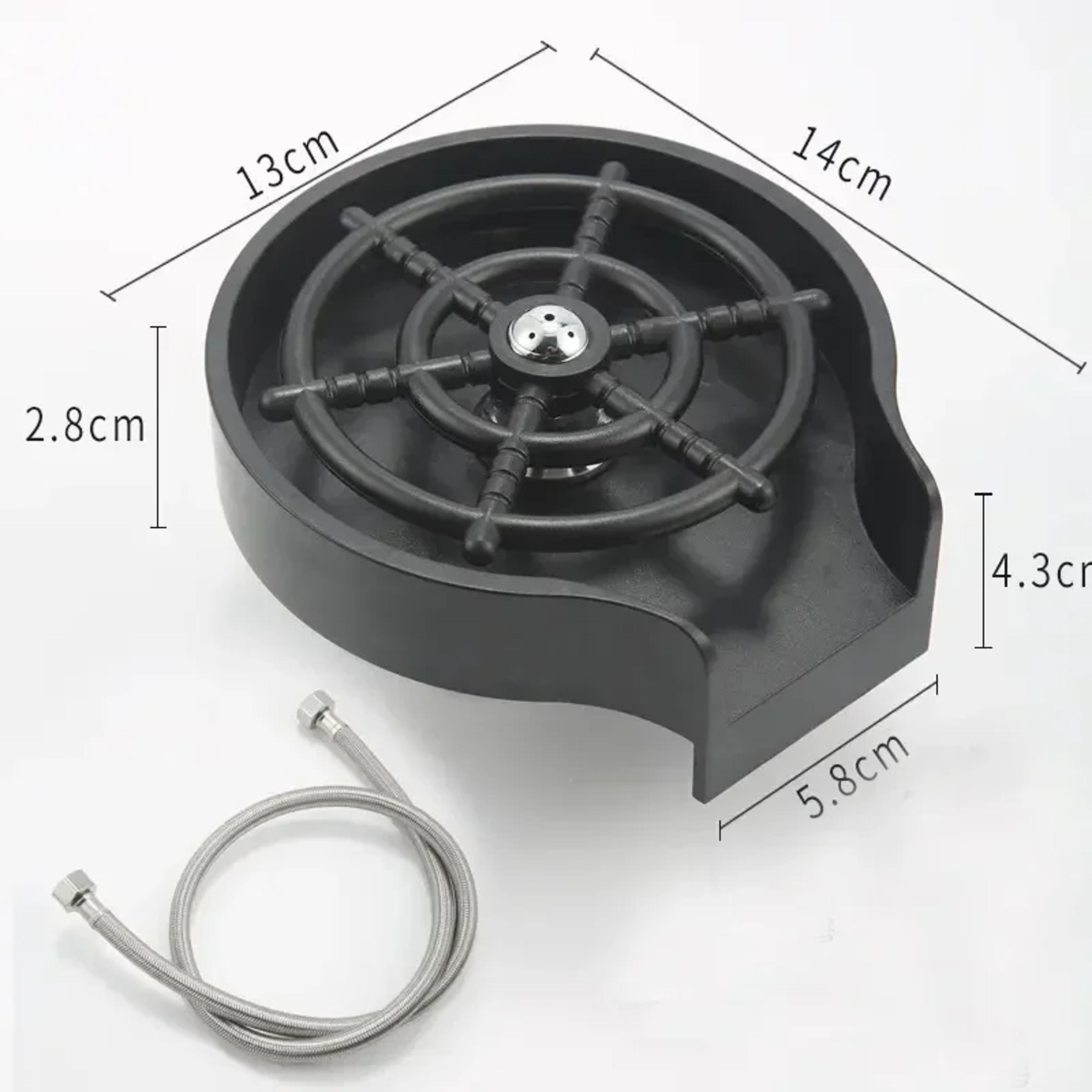 RapidRinse Pro High Pressure Glass Rinser  Cup Washer For Kitchen Sinks 5