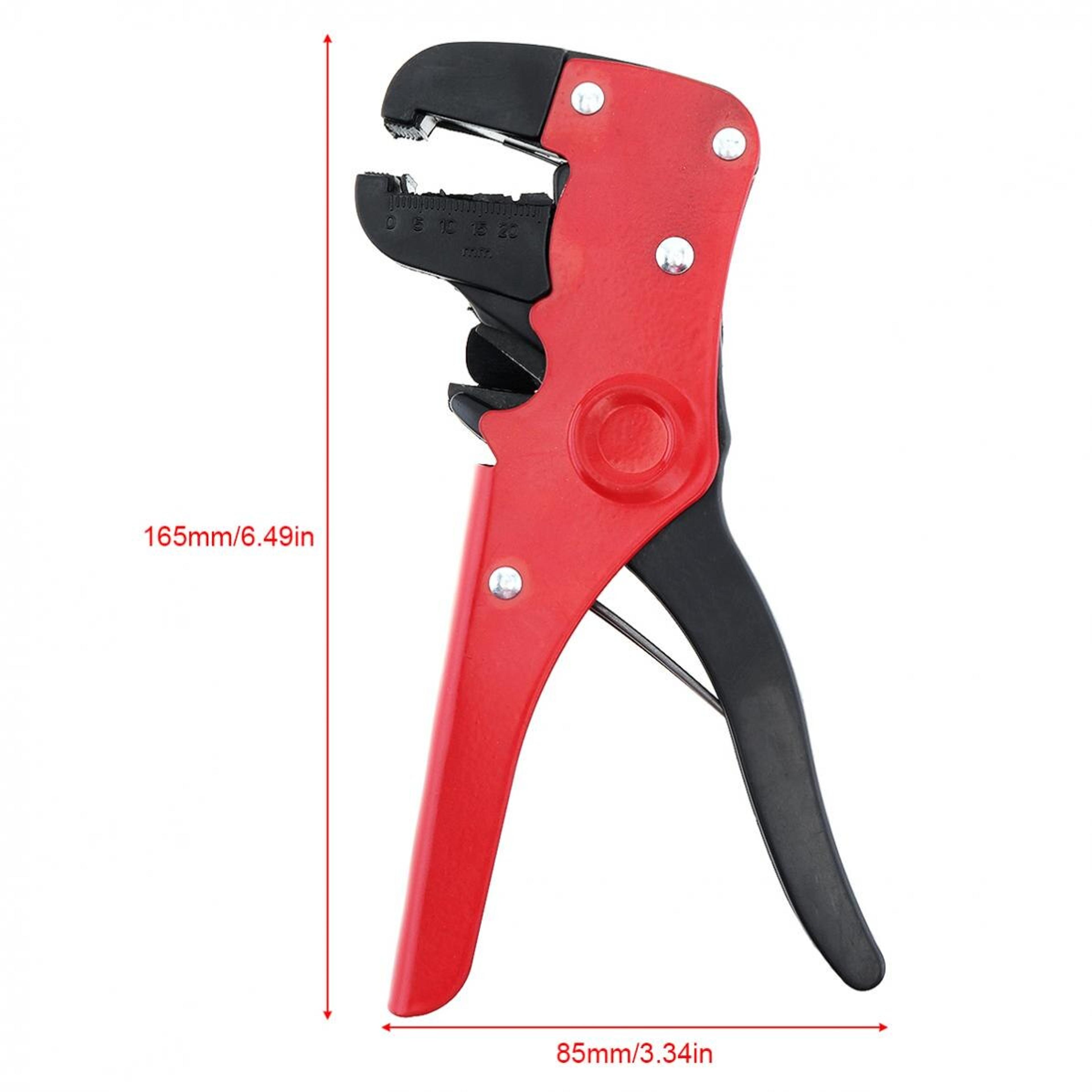 Precision Duckbill Wire Stripper  Cable Crimping Tool With Spring Loaded Cutter 2