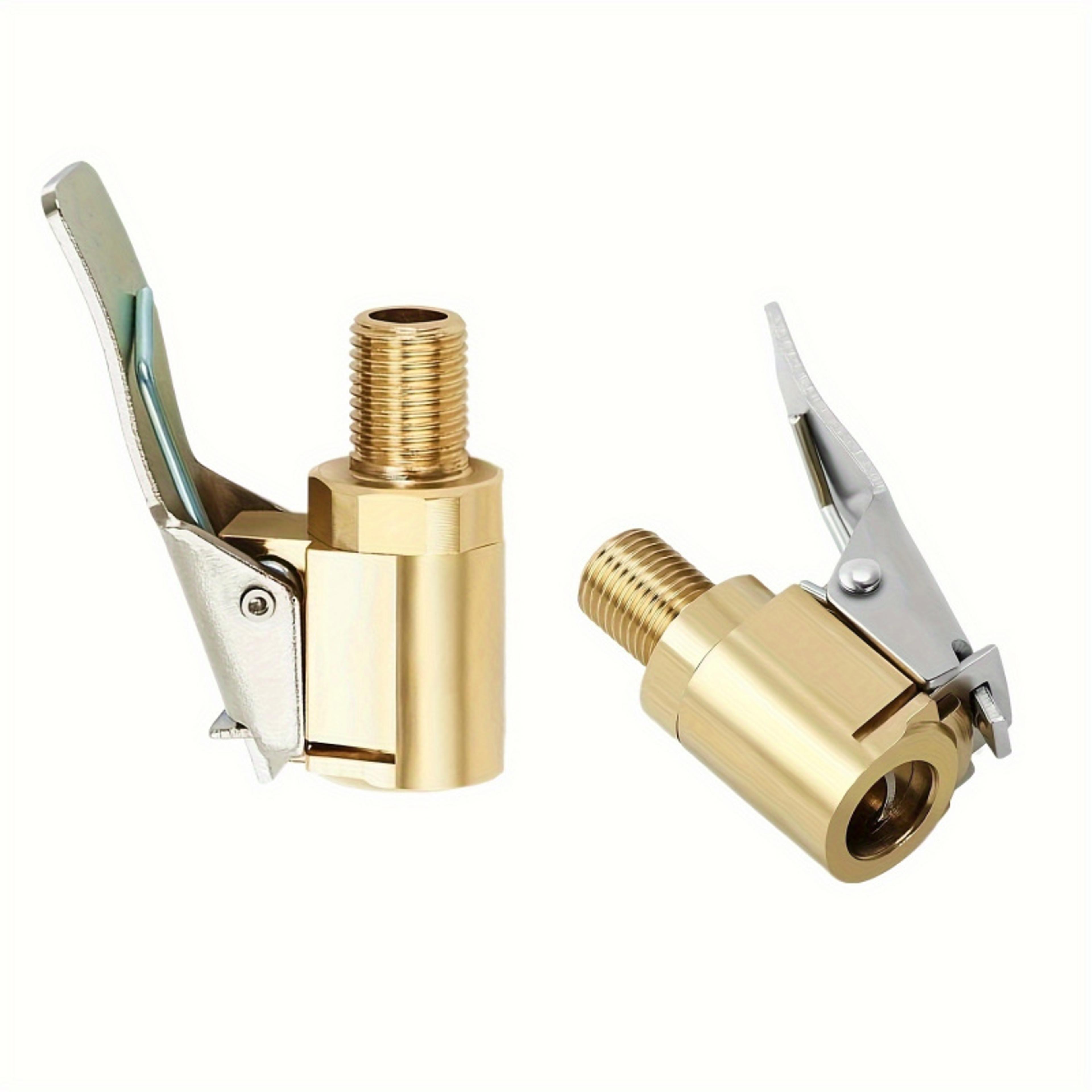 Premium Brass Locking Air Chuck Tire Inflator Adapter For Fast Leak Free Inflation 5