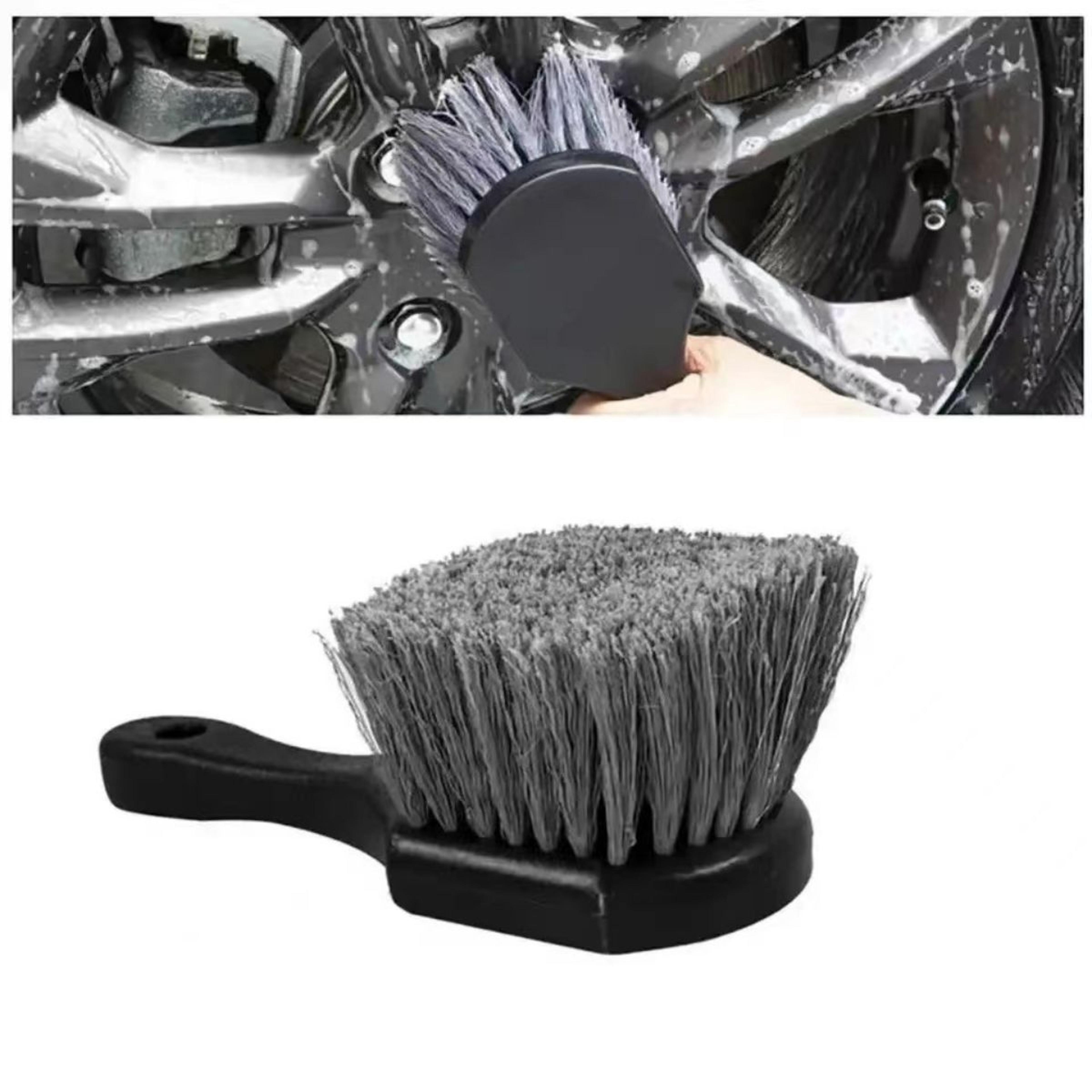 Premium Wheel  Tire Cleaning Brush Set Durable Auto Car Wheel Cleaning Brush  Tire Rim Brush For De 5