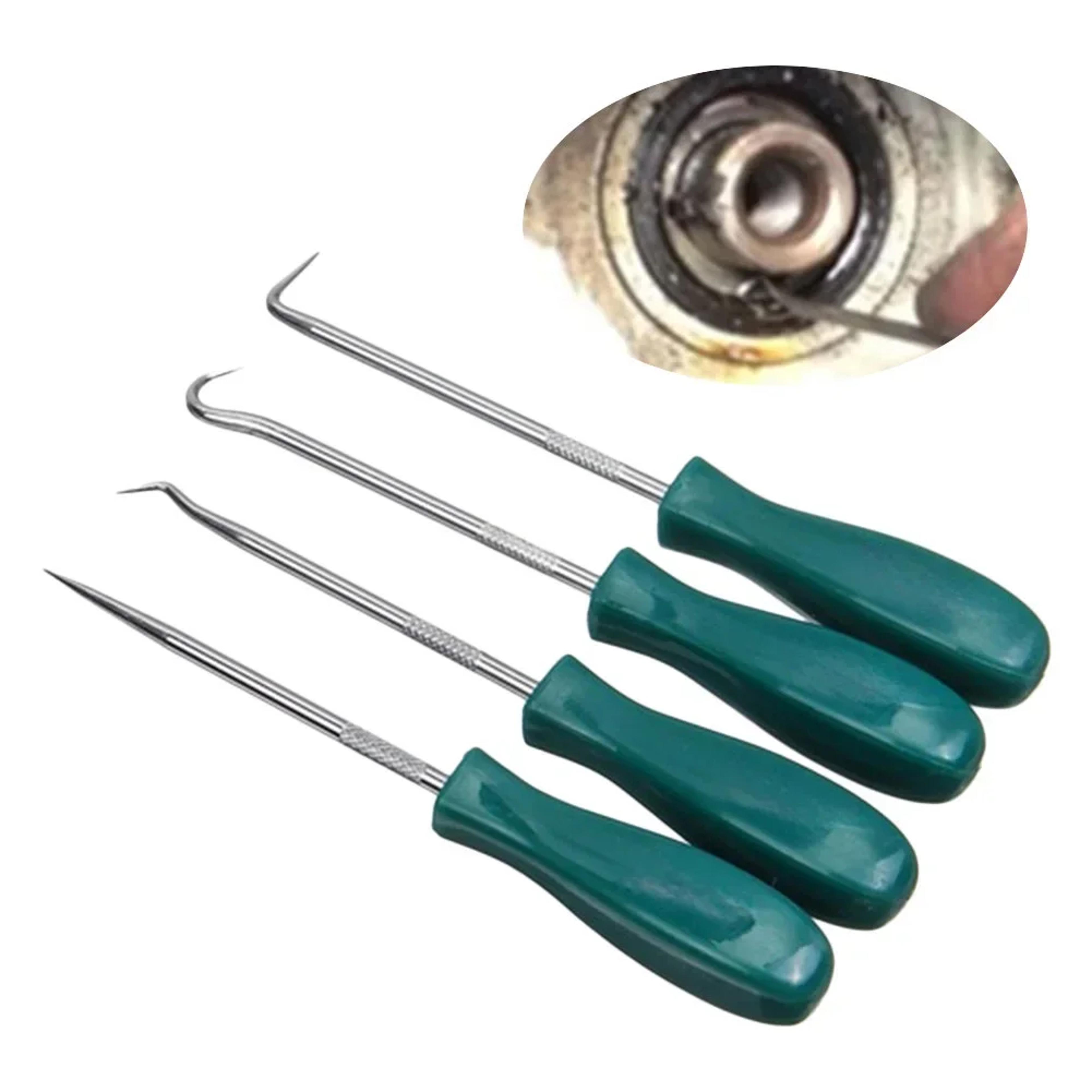 oil seal removal tool & hook pick set for mechanics and automotive repairs