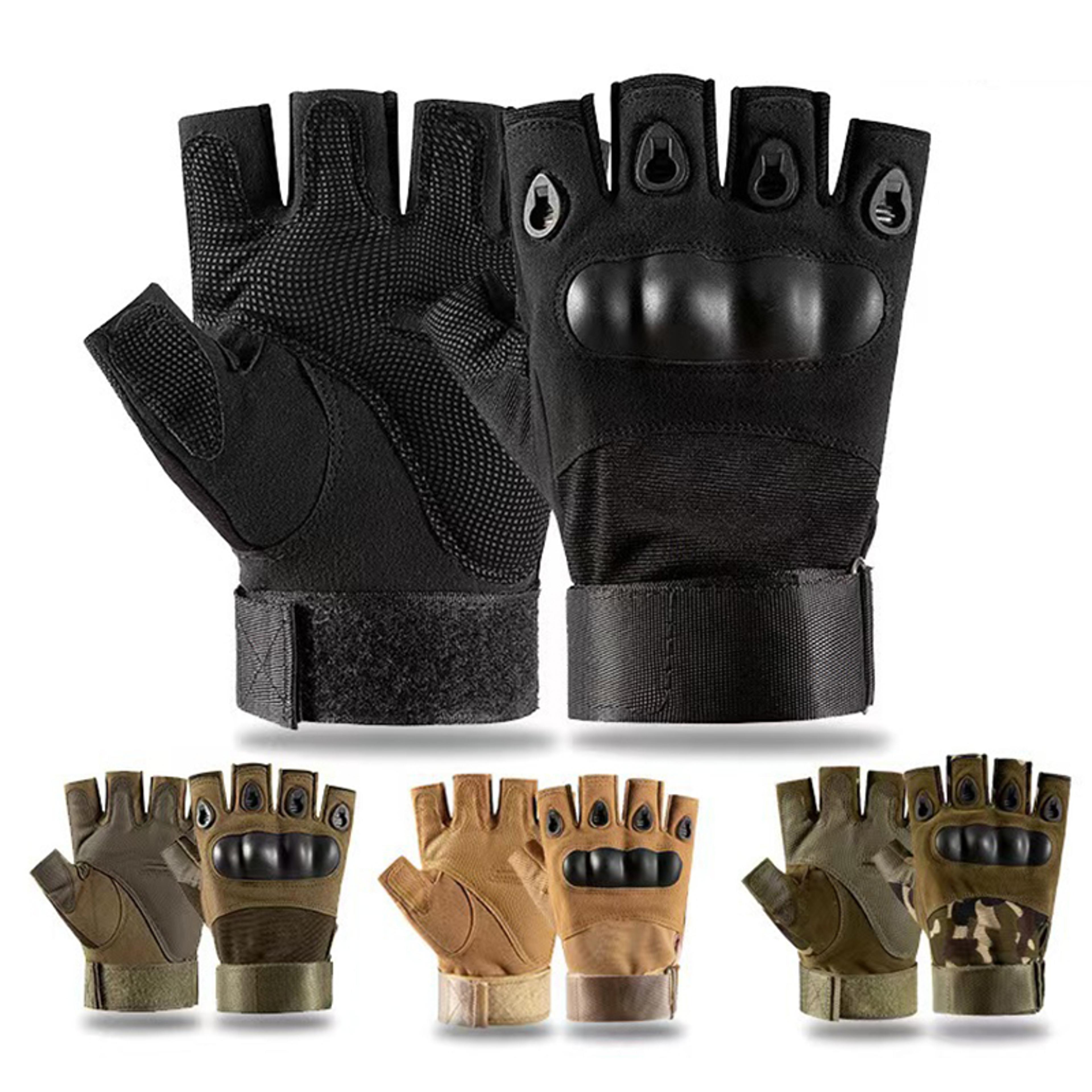 Elite Fingerless Tactical Gloves Anti Slip Breathable Outdoor Gloves For Cycling  Hiking 1