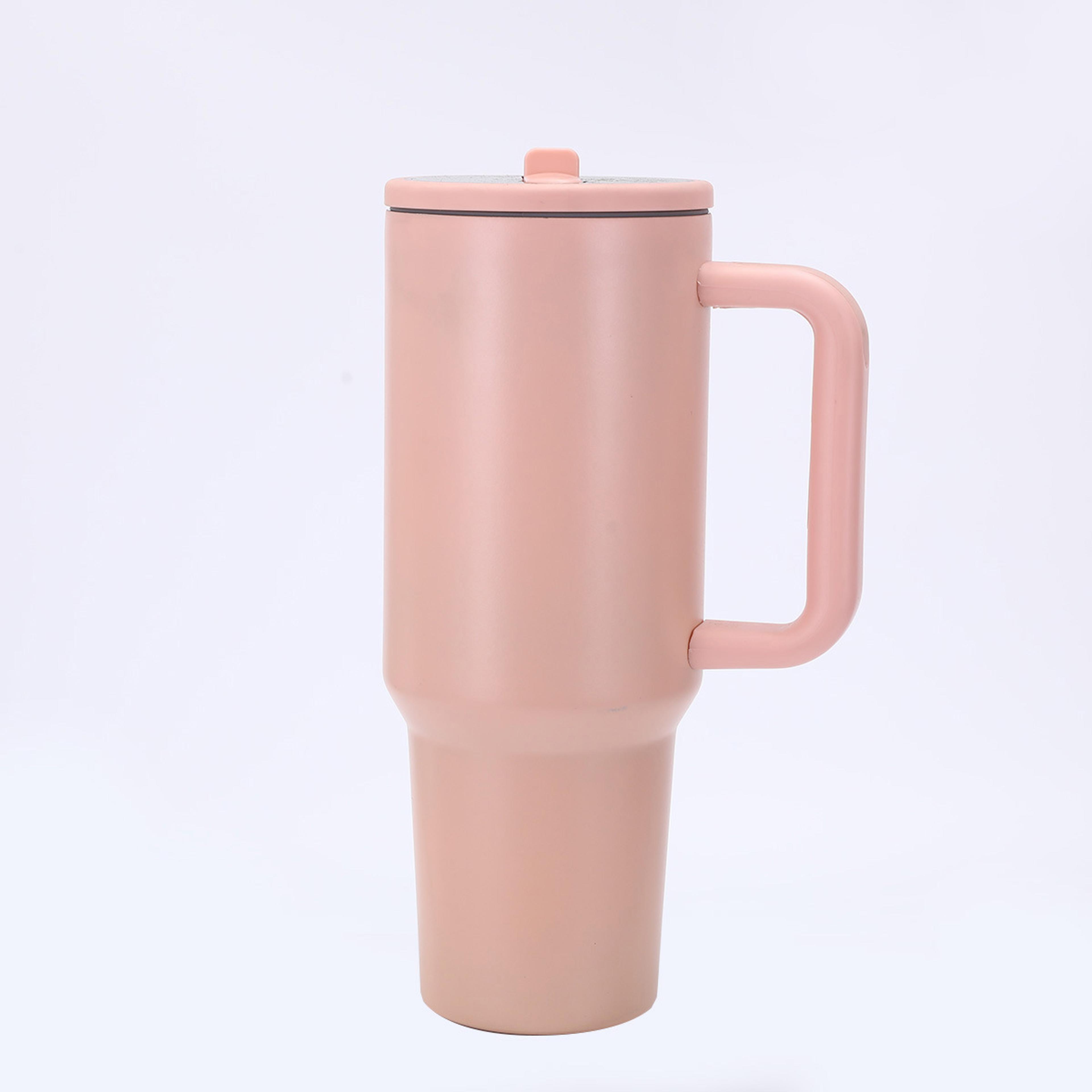 Insulated Water Bottle With Handle  Straw Leakproof Stainless Steel Travel Tumbler 2