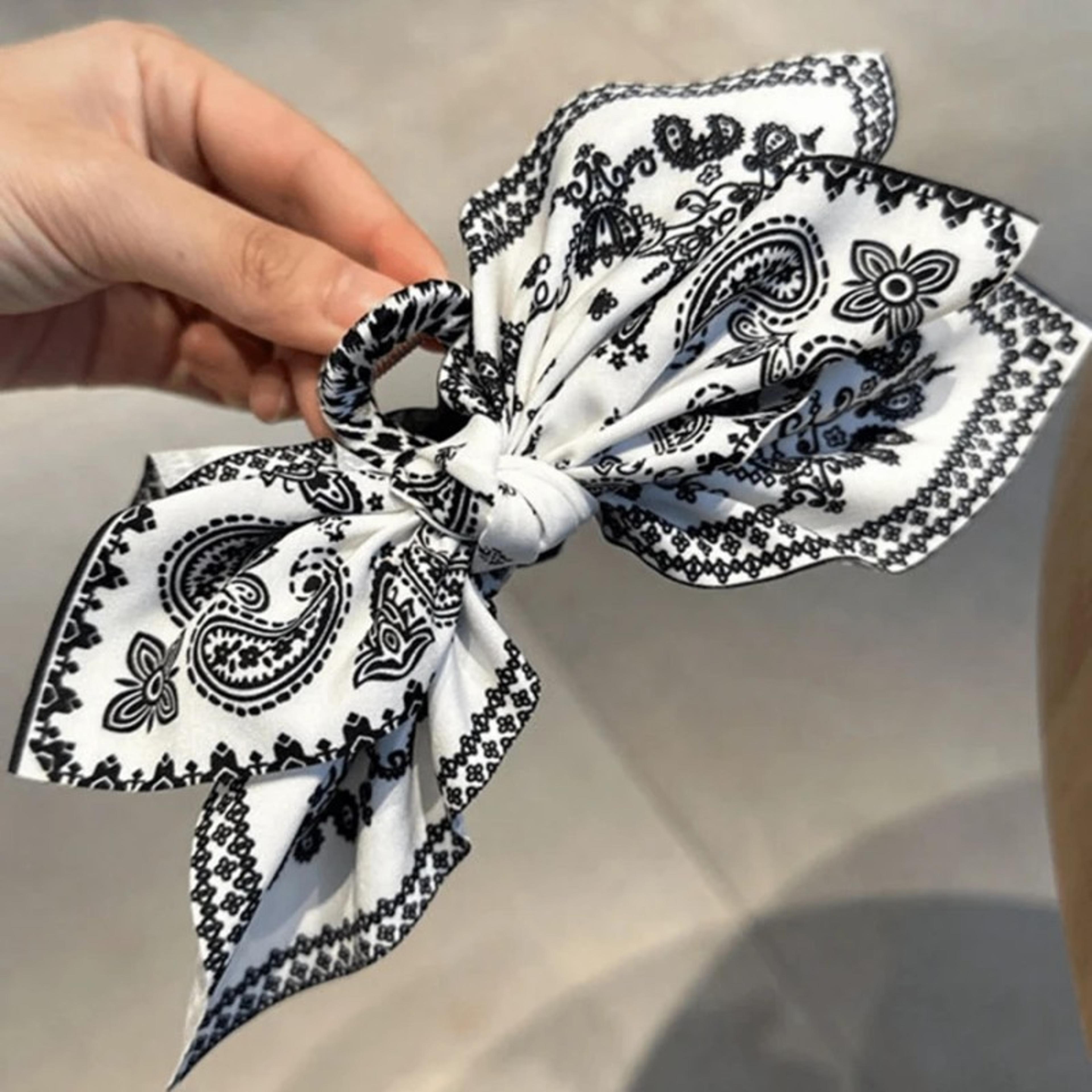 Elegant Paisley Bow Hair Clip Premium Summer Hair Accessories For Women 5