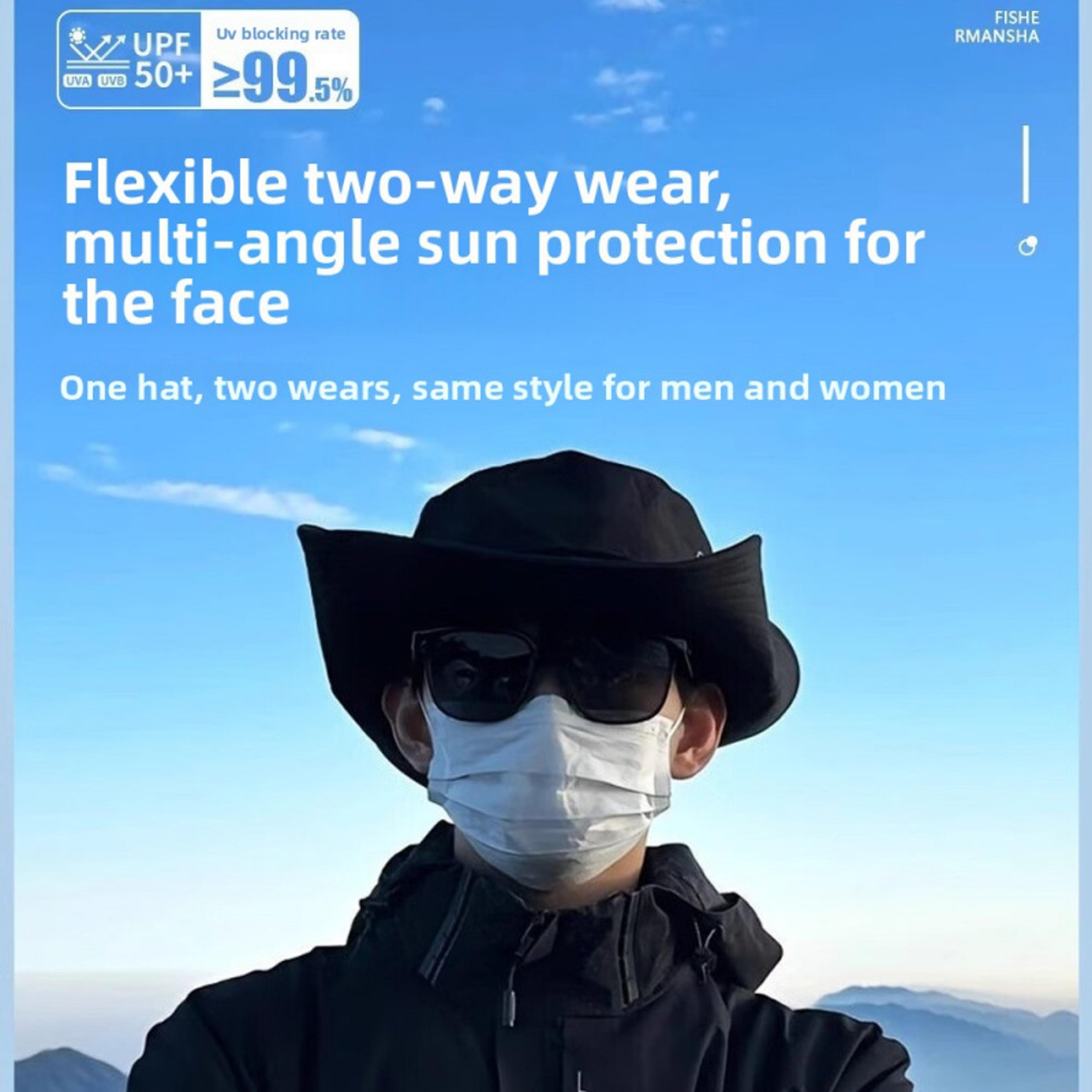 TrailShield Waterproof Sun Protection Cowboy Hat For Hiking Camping  Outdoor Adventures 6