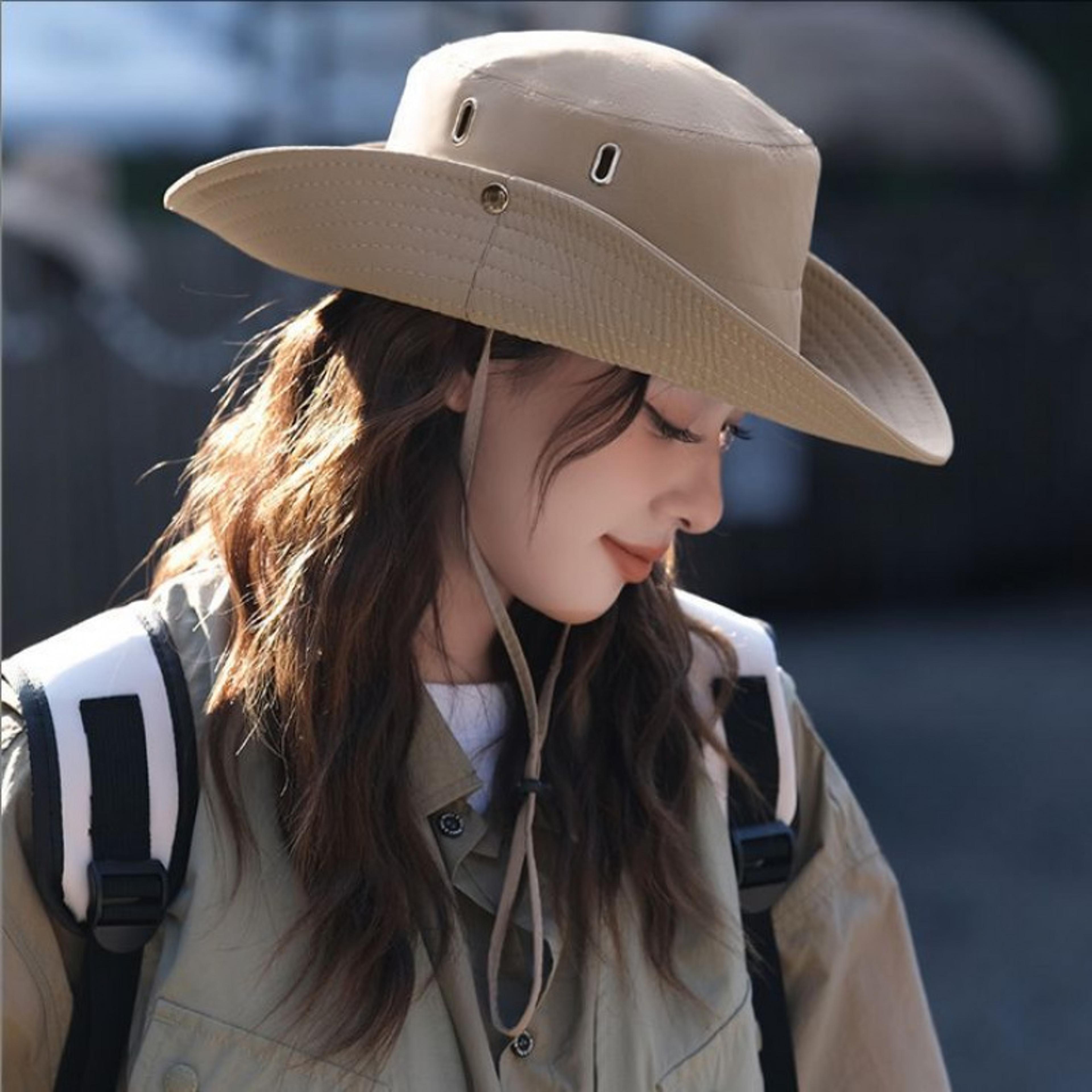 TrailShield Waterproof Sun Protection Cowboy Hat For Hiking Camping  Outdoor Adventures 5