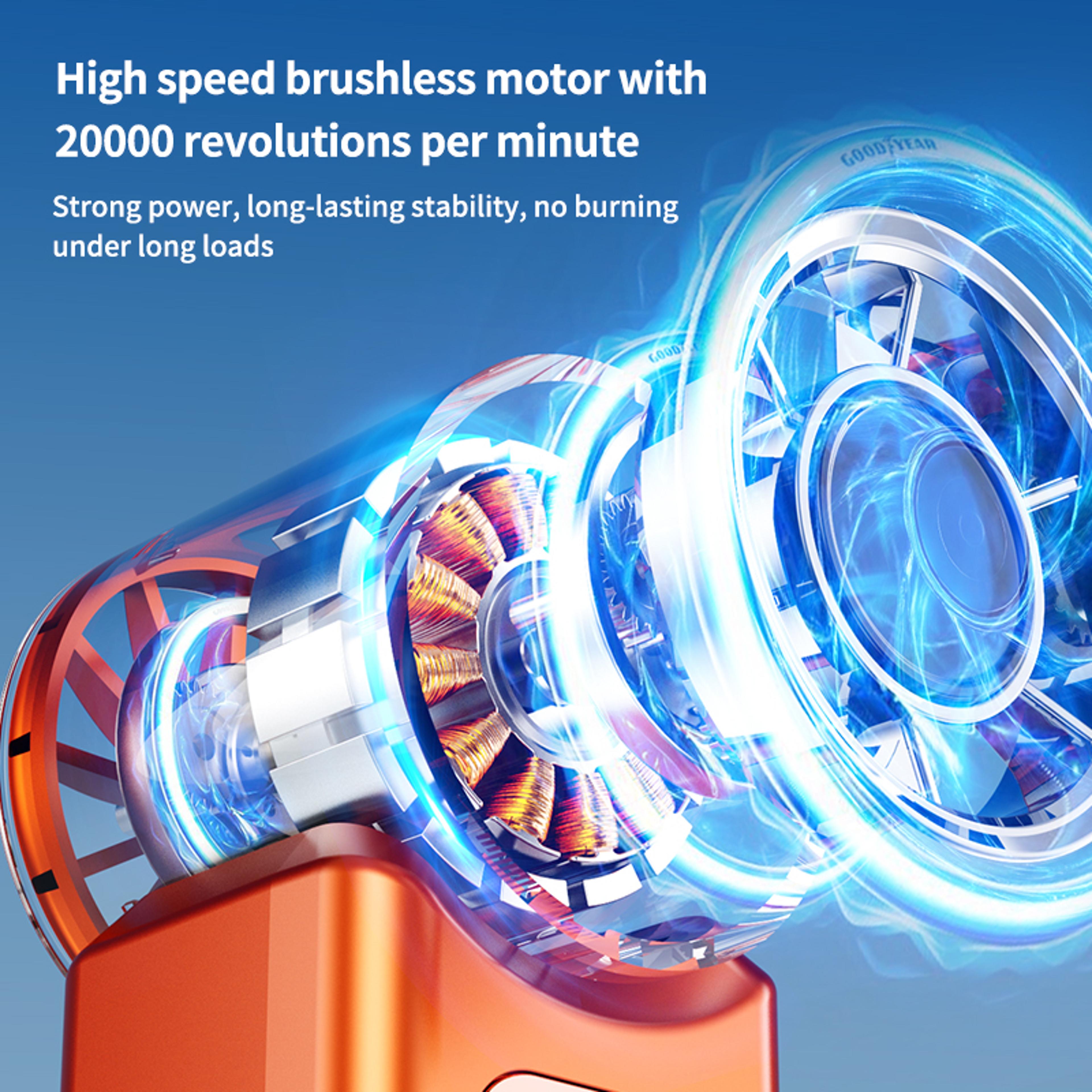 Powerful USB Rechargeable Handheld Portable Fan High Speed Mini Cooling For Travel  Outdoor 3