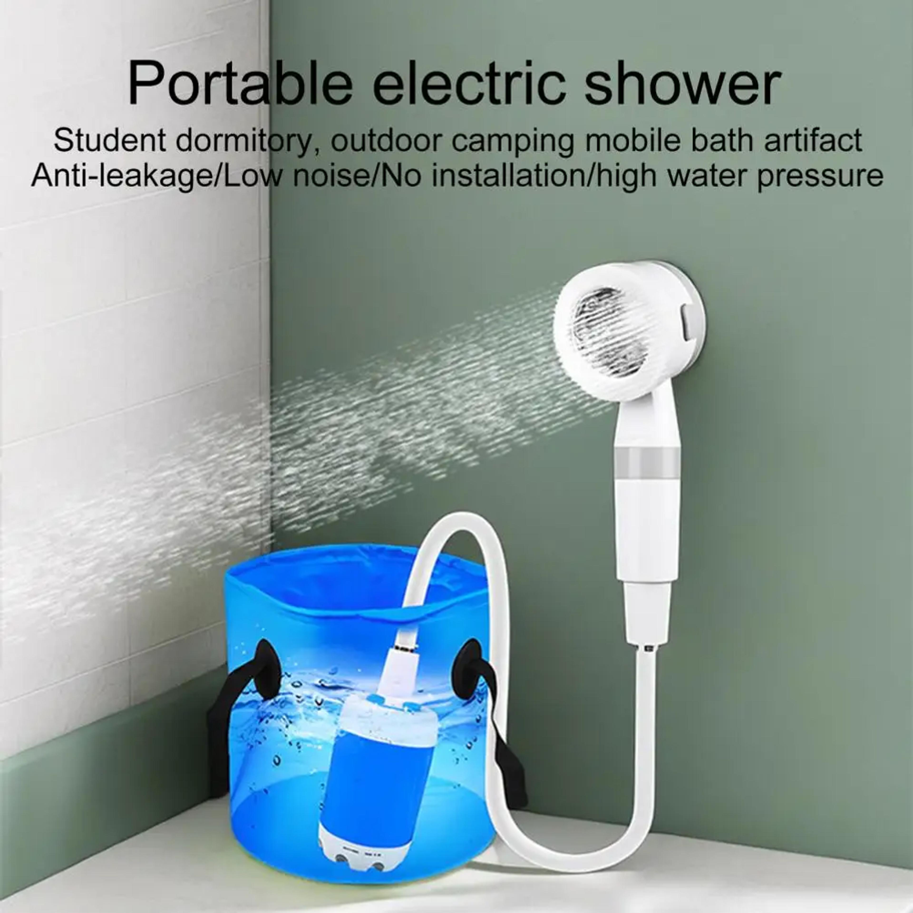 TrailFlow Pro Rechargeable Portable Camping Shower With Digital Display  High Pressure Pump 3