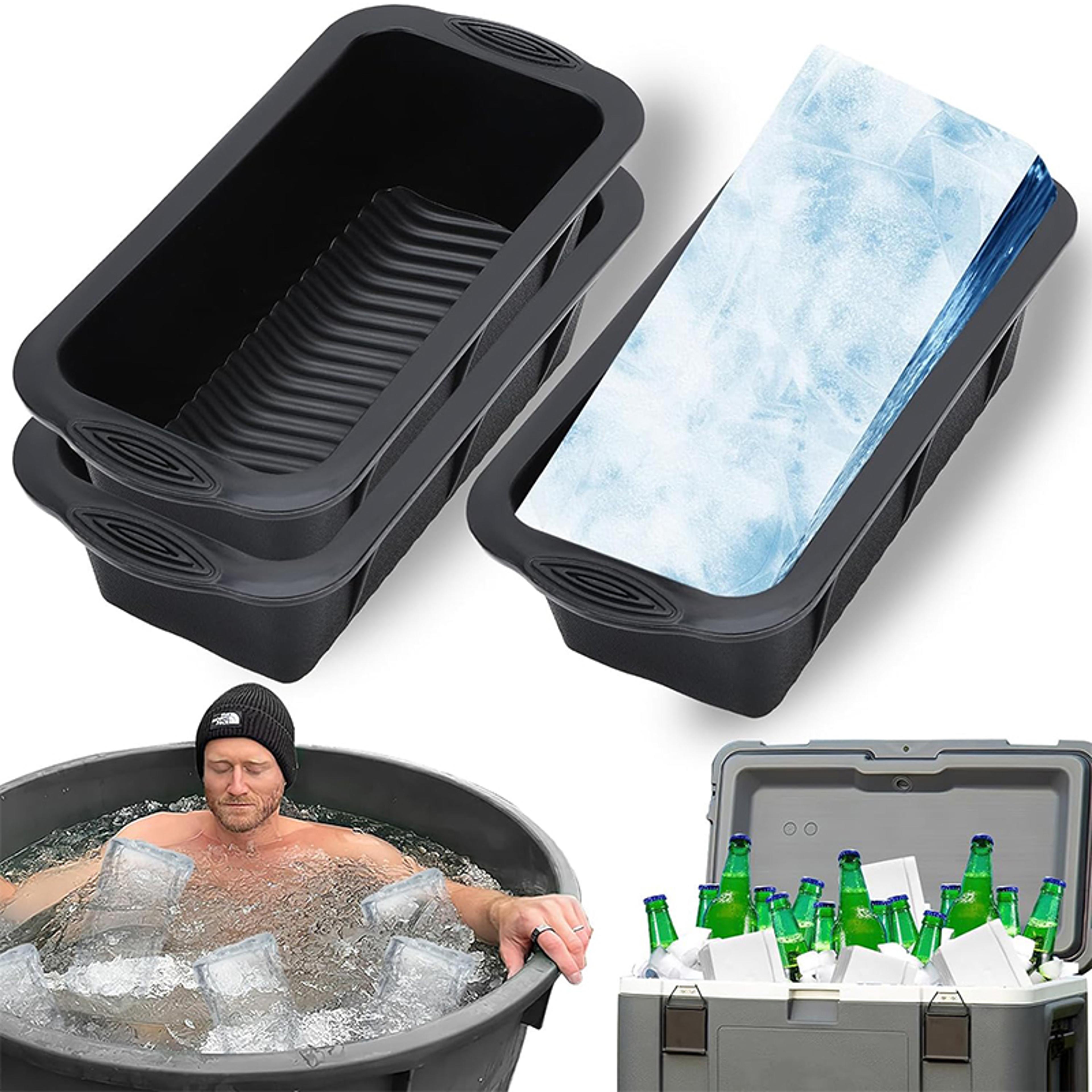 Extra Large Ice Bath Mold For Cold Plunge Recovery Silicone Ice Block Tray 0