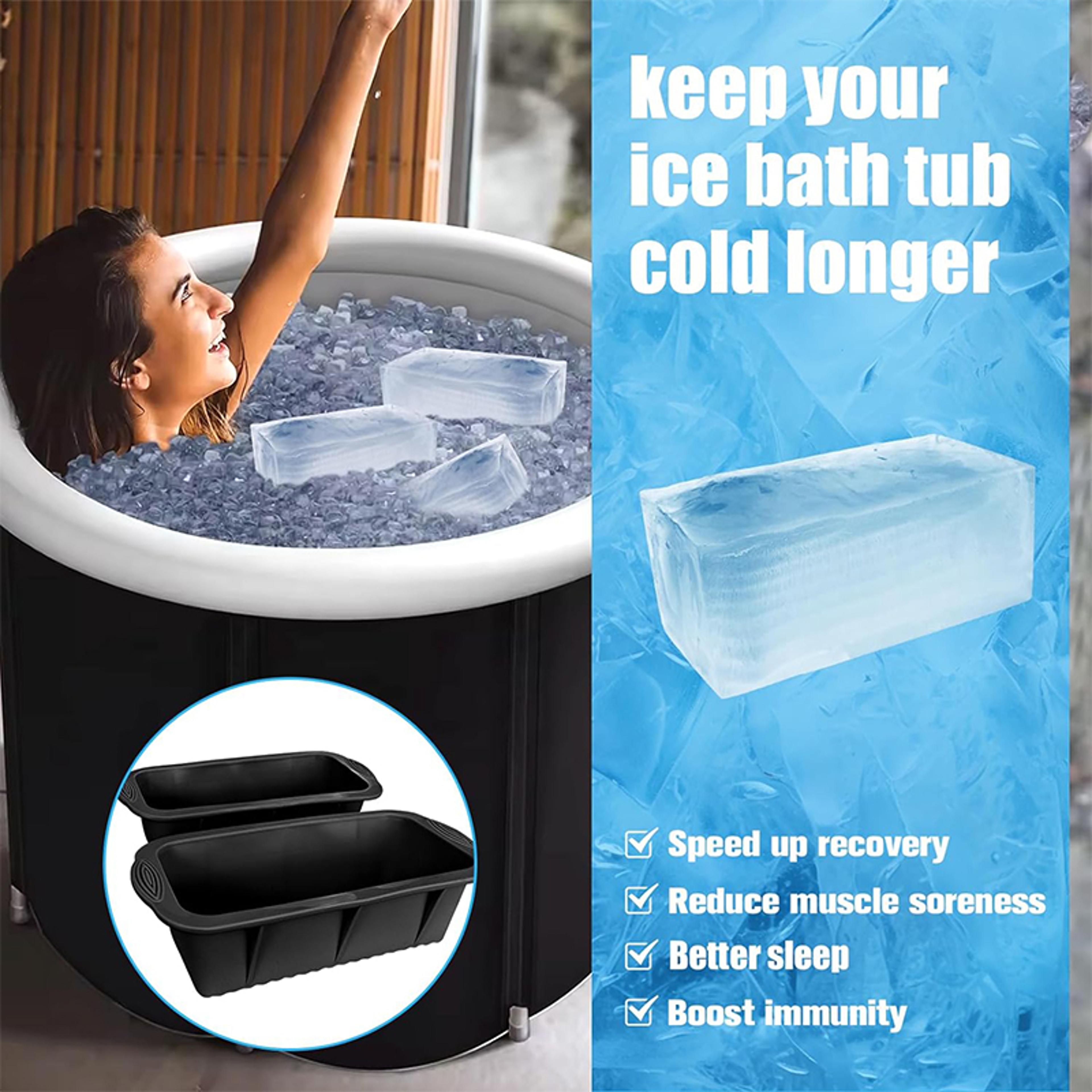 Extra Large Ice Bath Mold For Cold Plunge Recovery Silicone Ice Block Tray 4