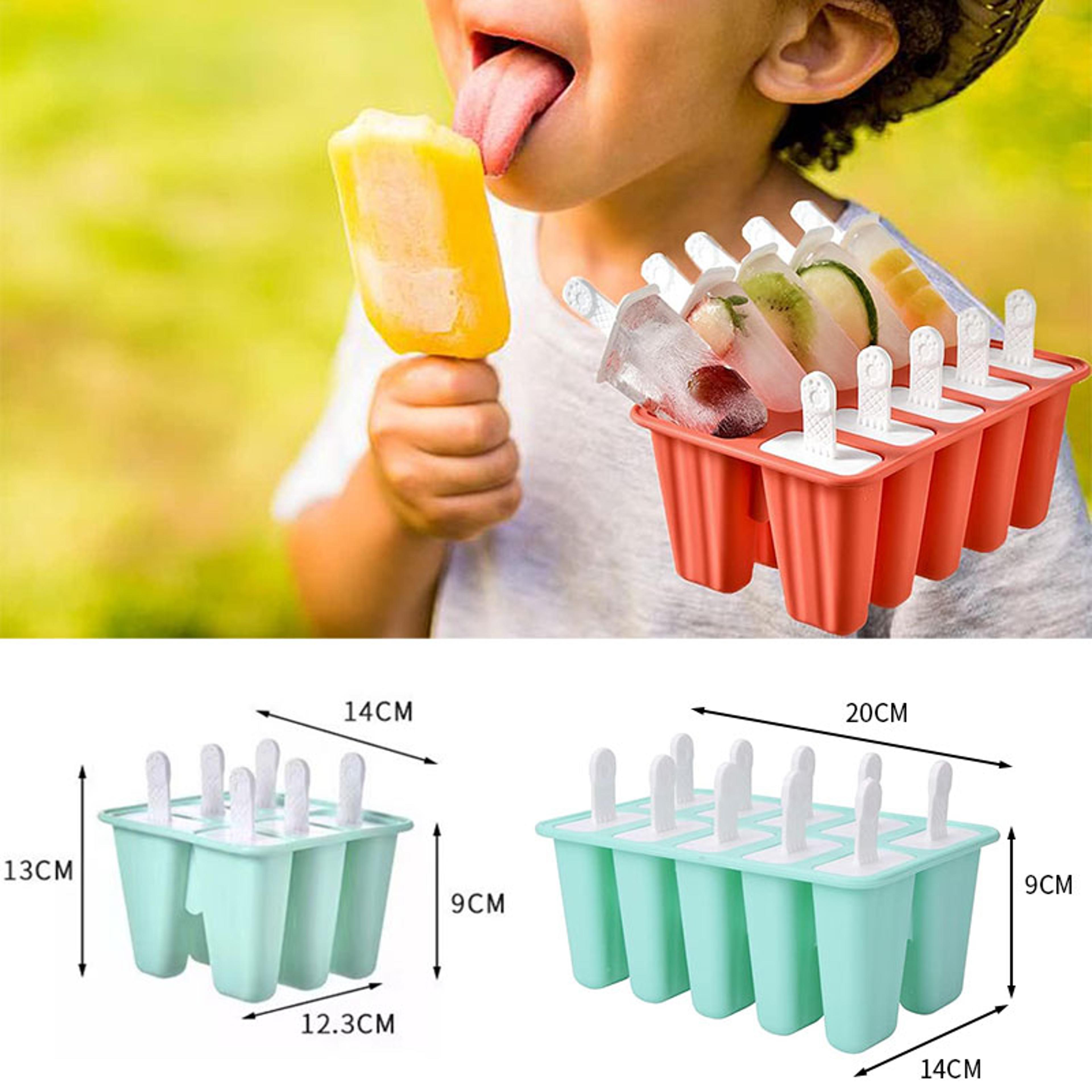 Silicone Popsicle Molds Set With Funnel  Brush BPA Free Reusable Ice Pop Maker 2