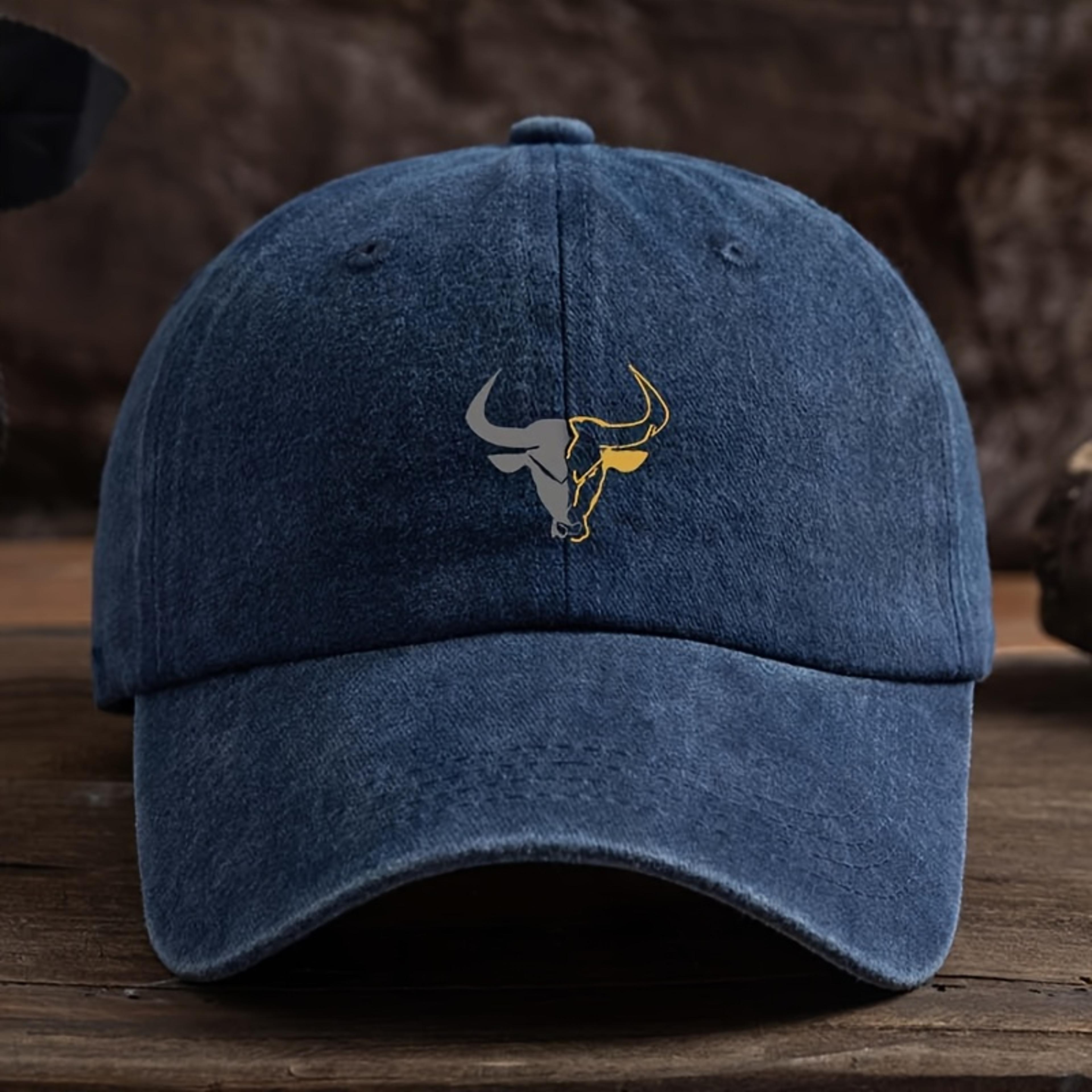Bull Head Outdoor Fishing  Travel Baseball Cap With Sun Protection 4