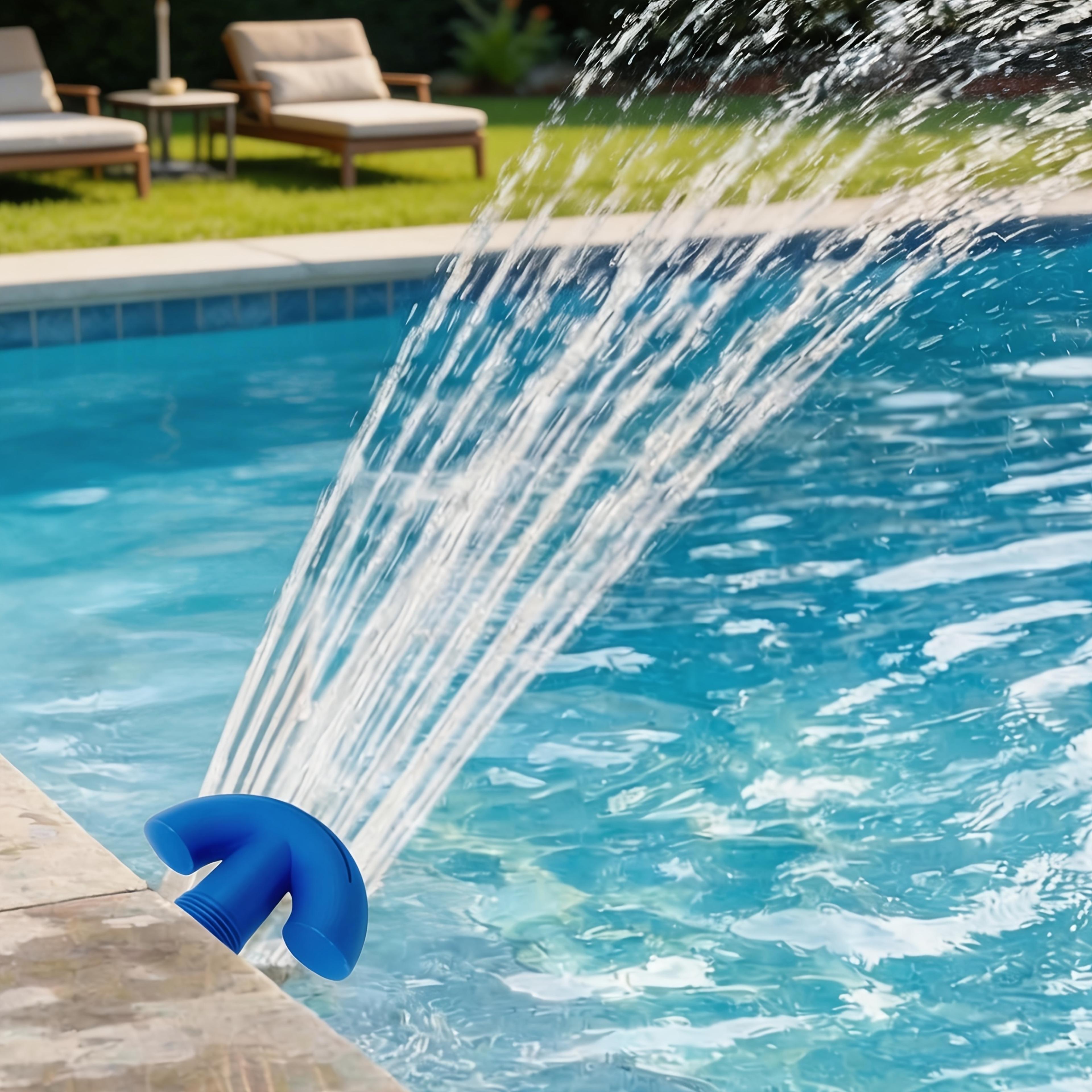 aquacascade pool fountain cooler & waterfall sprinkler for above ground and inground pools