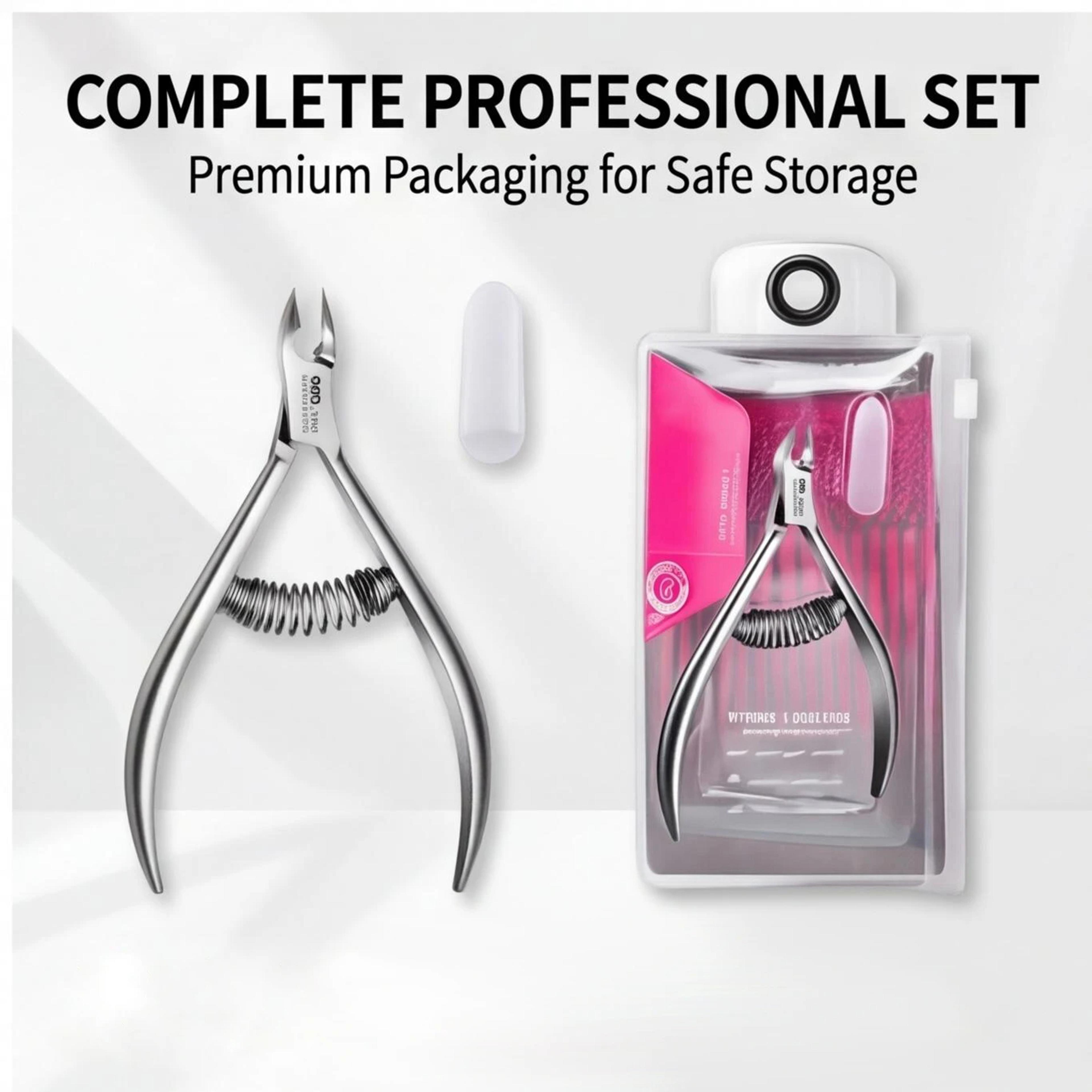 Professional Cuticle Trimmer Double Spring Nail Clipper For Manicure And Pedicure Care Tools 5