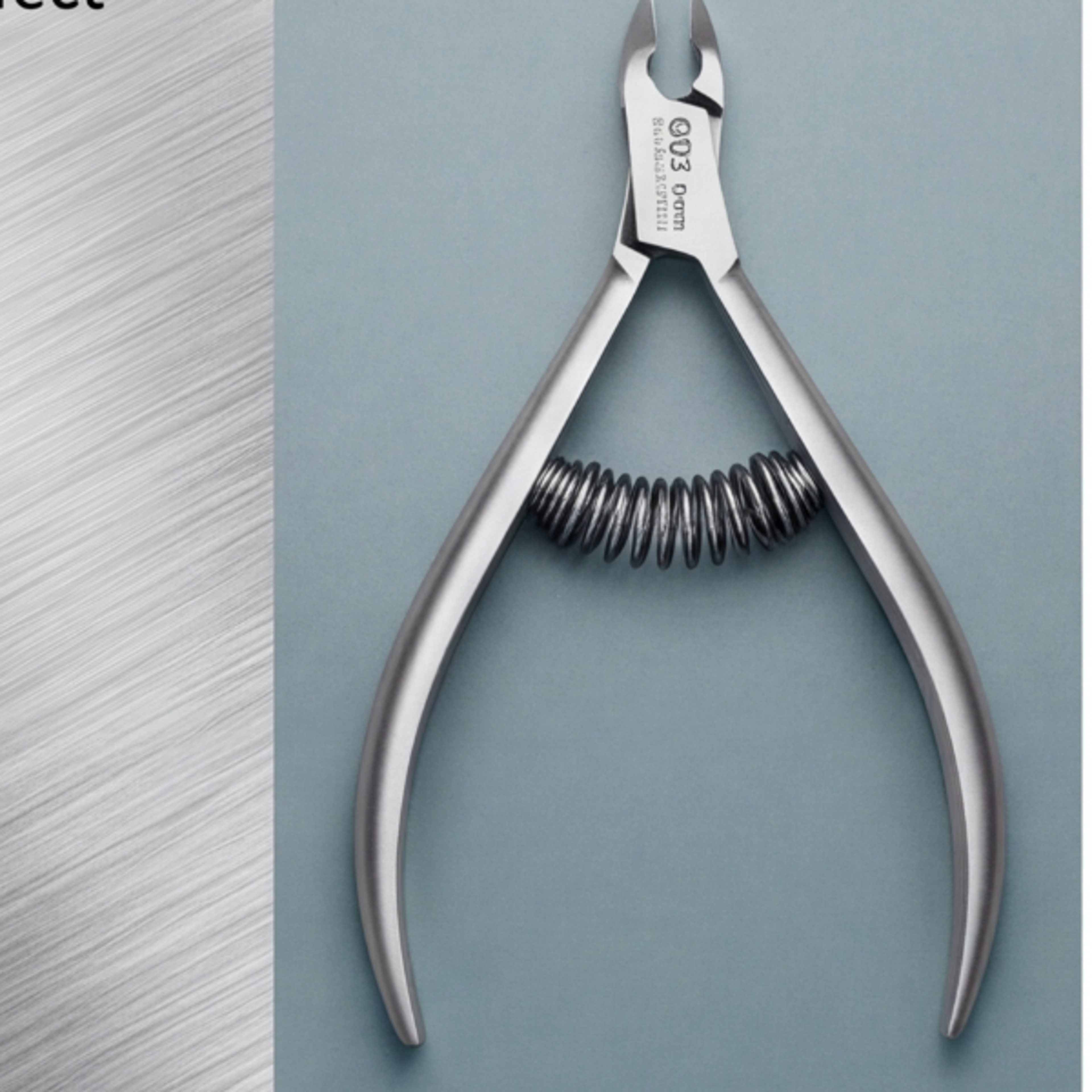 professional cuticle trimmer double spring nail clipper for manicure and pedicure care tools