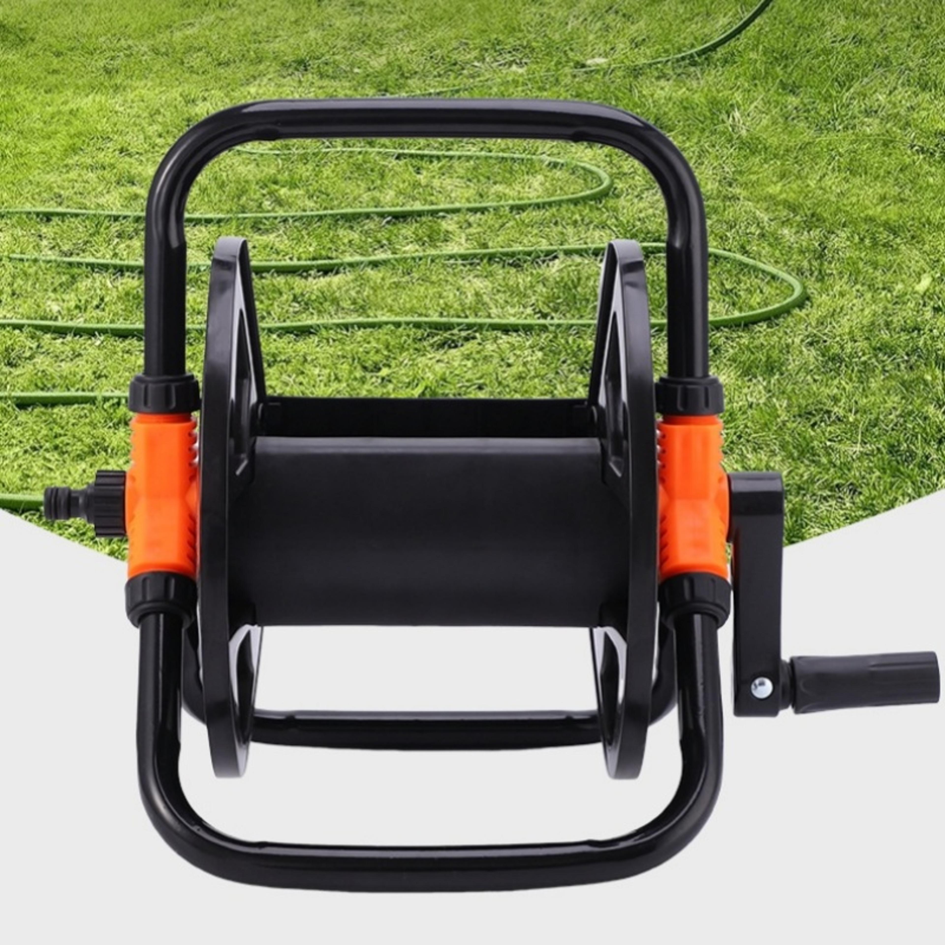 Portable Garden Hose Reel  Wall Mount Hose Storage Rack 1