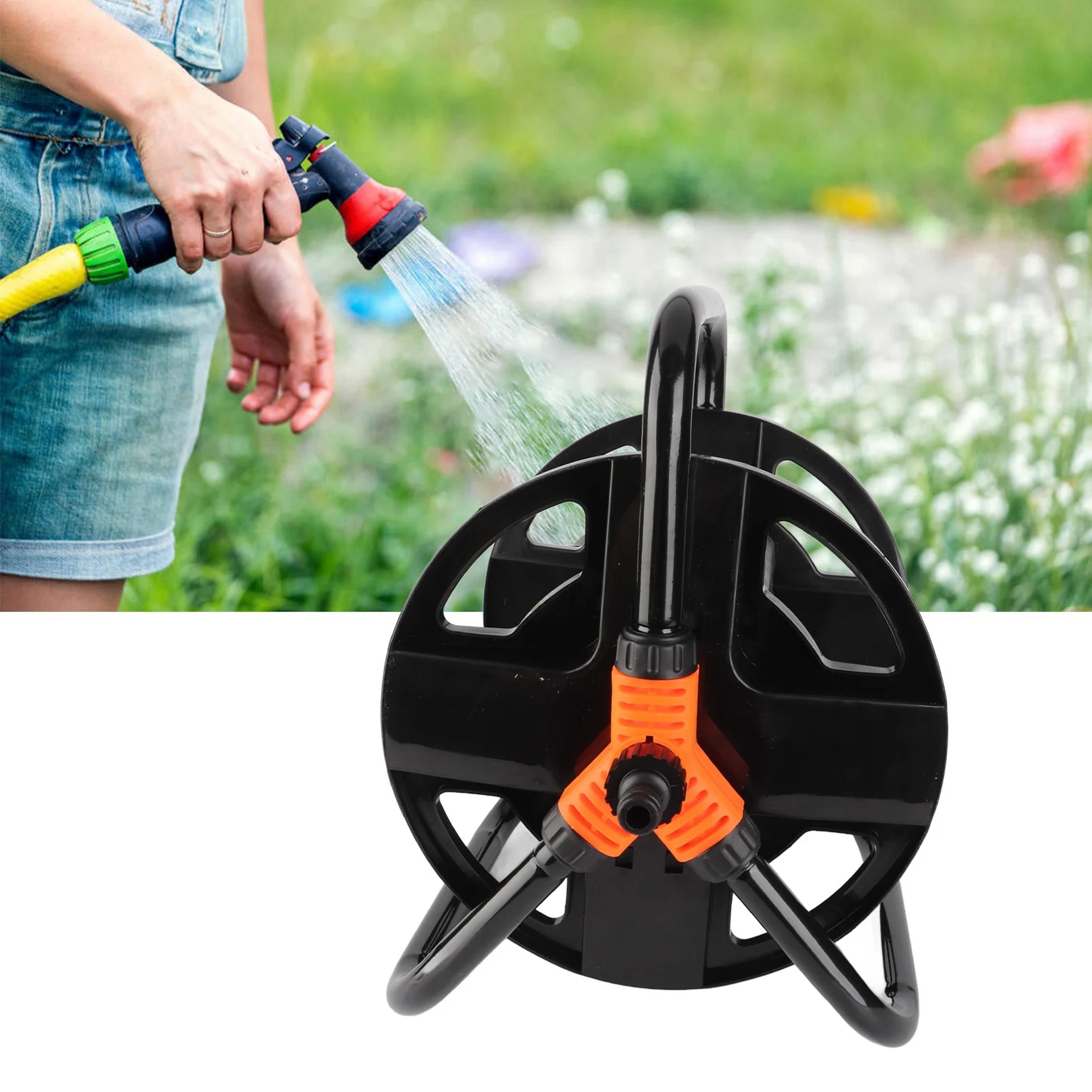 Portable Garden Hose Reel  Wall Mount Hose Storage Rack 5