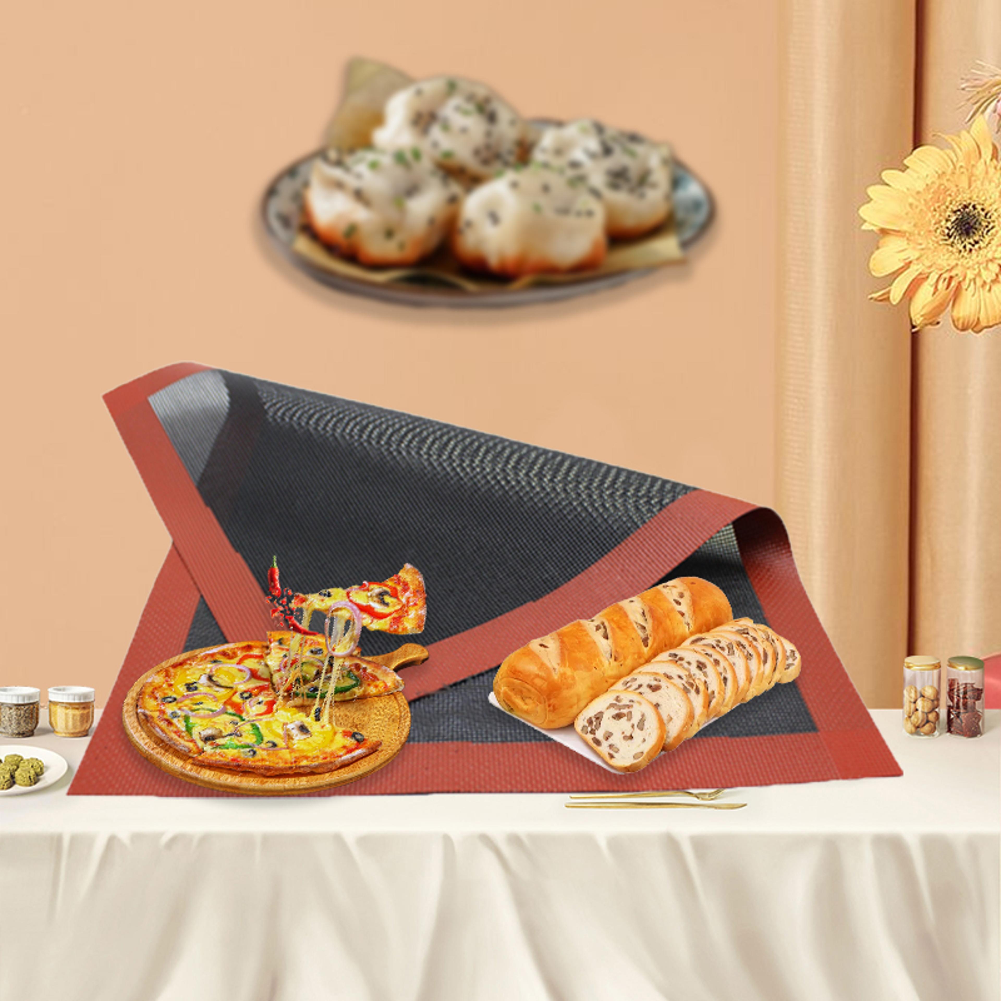 CrispBake Silicone Baking Mat For Bread Cookies  Oven Cooking 3