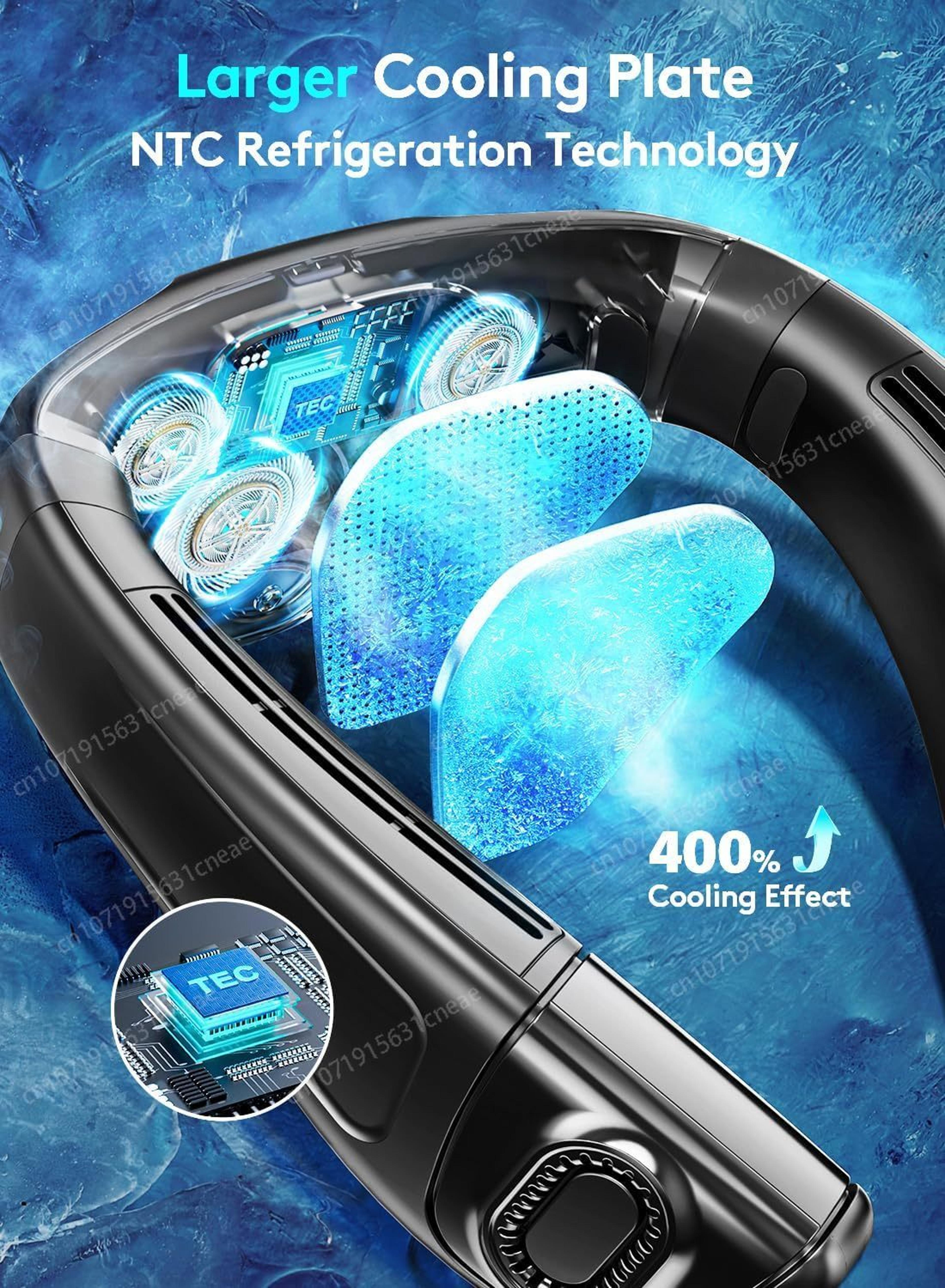 ArcticFlow Wearable Neck Air Conditioner Cooling Fan 1