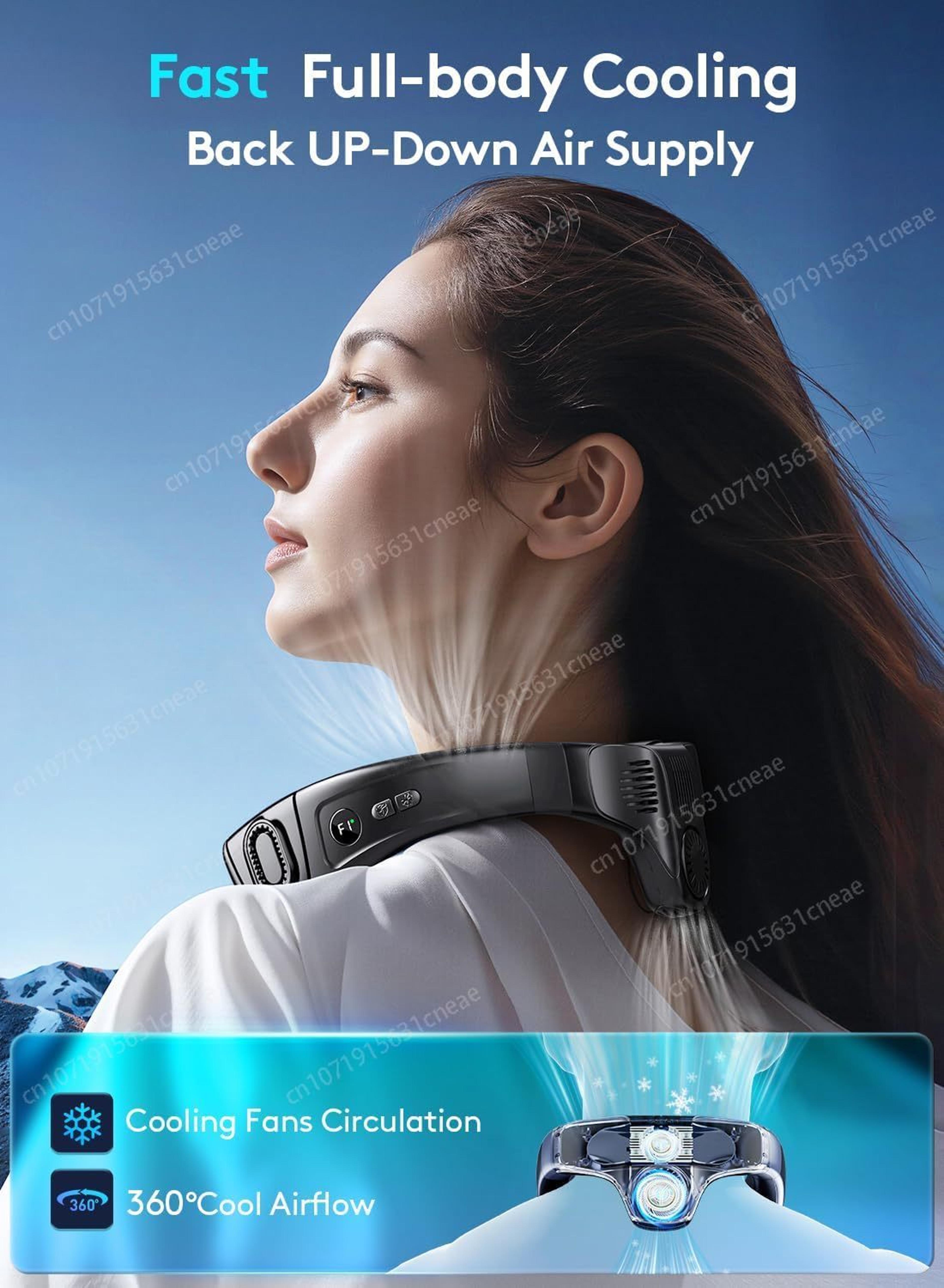 ArcticFlow Wearable Neck Air Conditioner Cooling Fan 2
