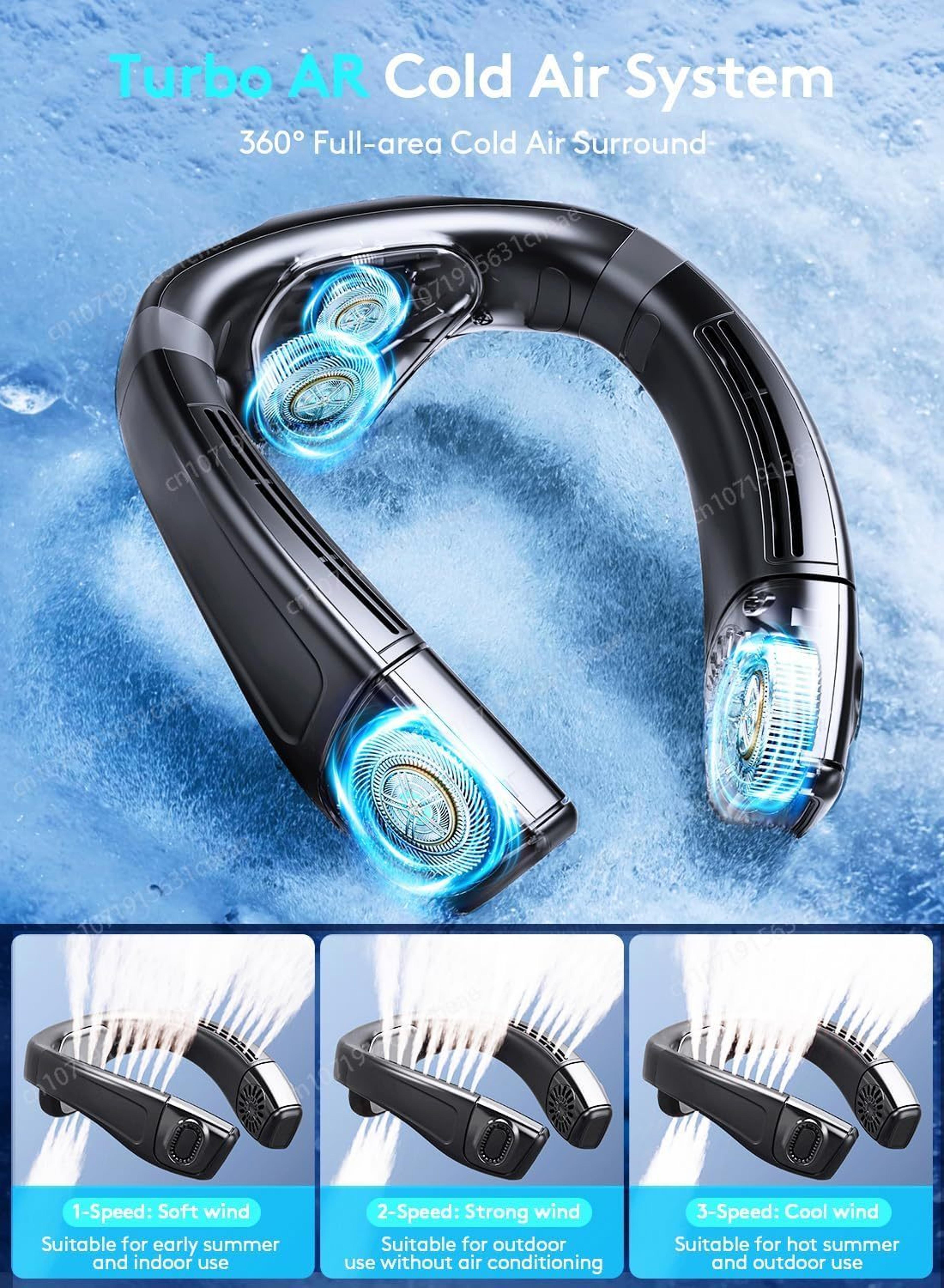ArcticFlow Wearable Neck Air Conditioner Cooling Fan 4