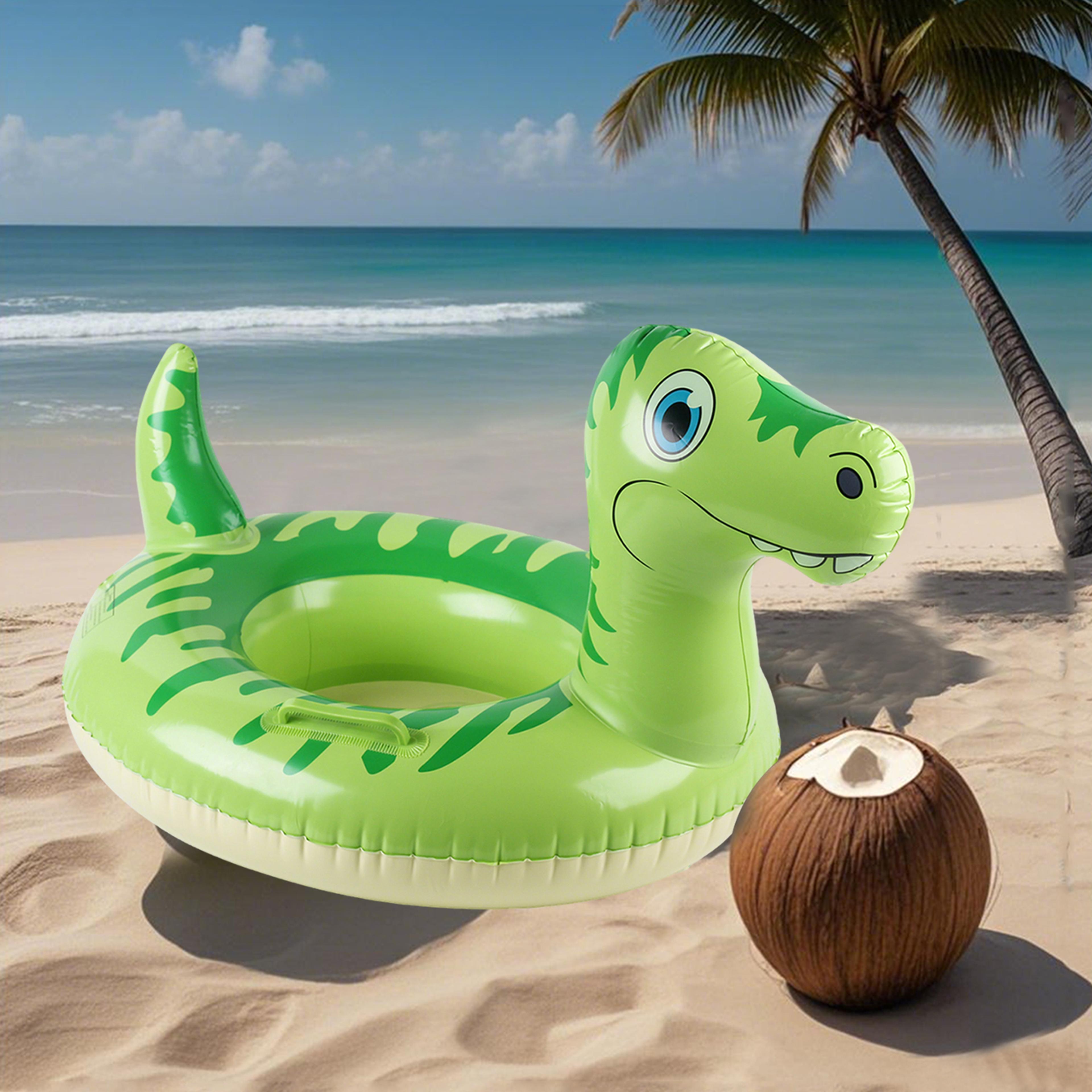 DinoSplash Inflatable Dinosaur Swim Ring For Kids Fun Pool Adventures 1