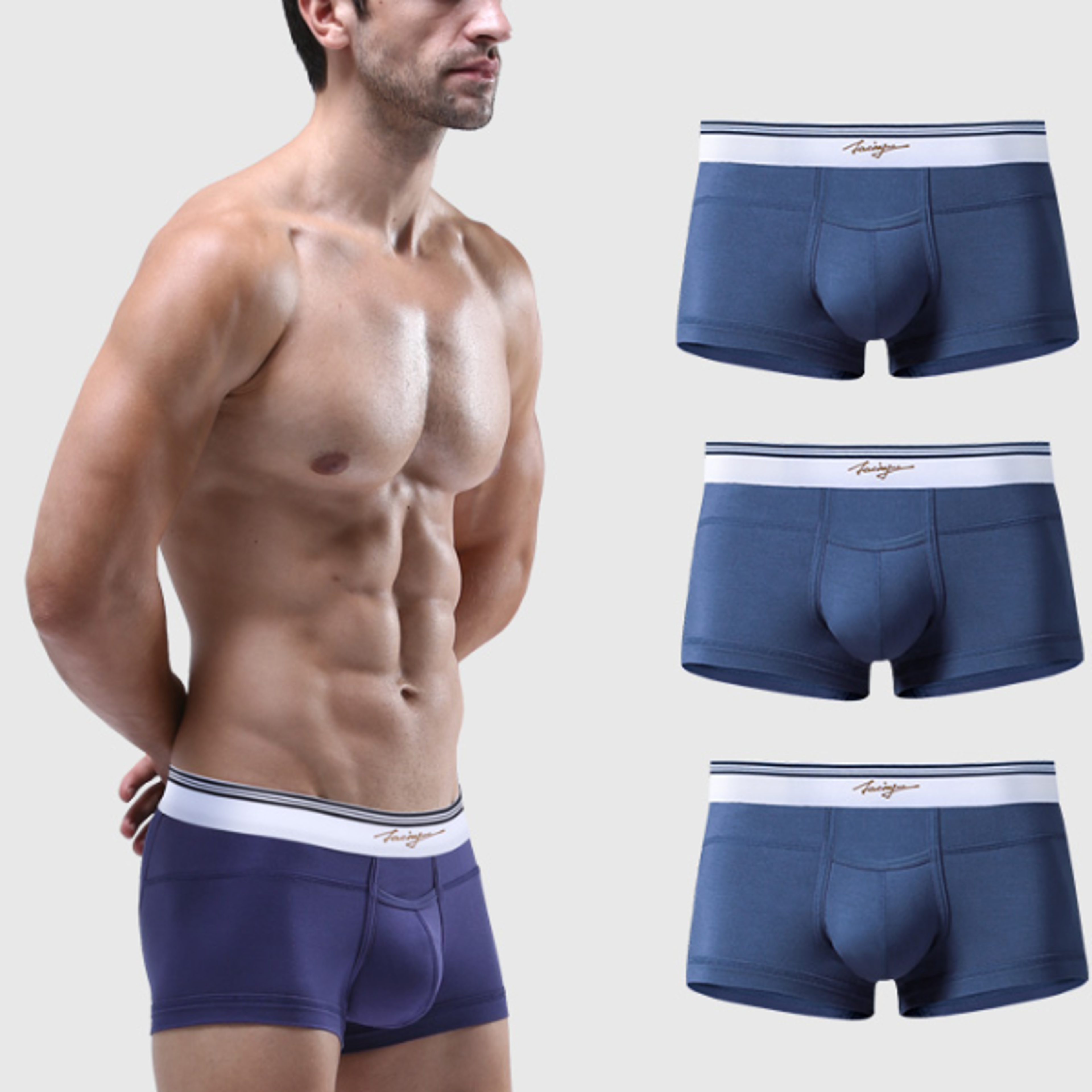 wwwaliexpresomodal Boxer Briefs For Men Ultra Soft Breathable Comfort Pouch Underwear 7