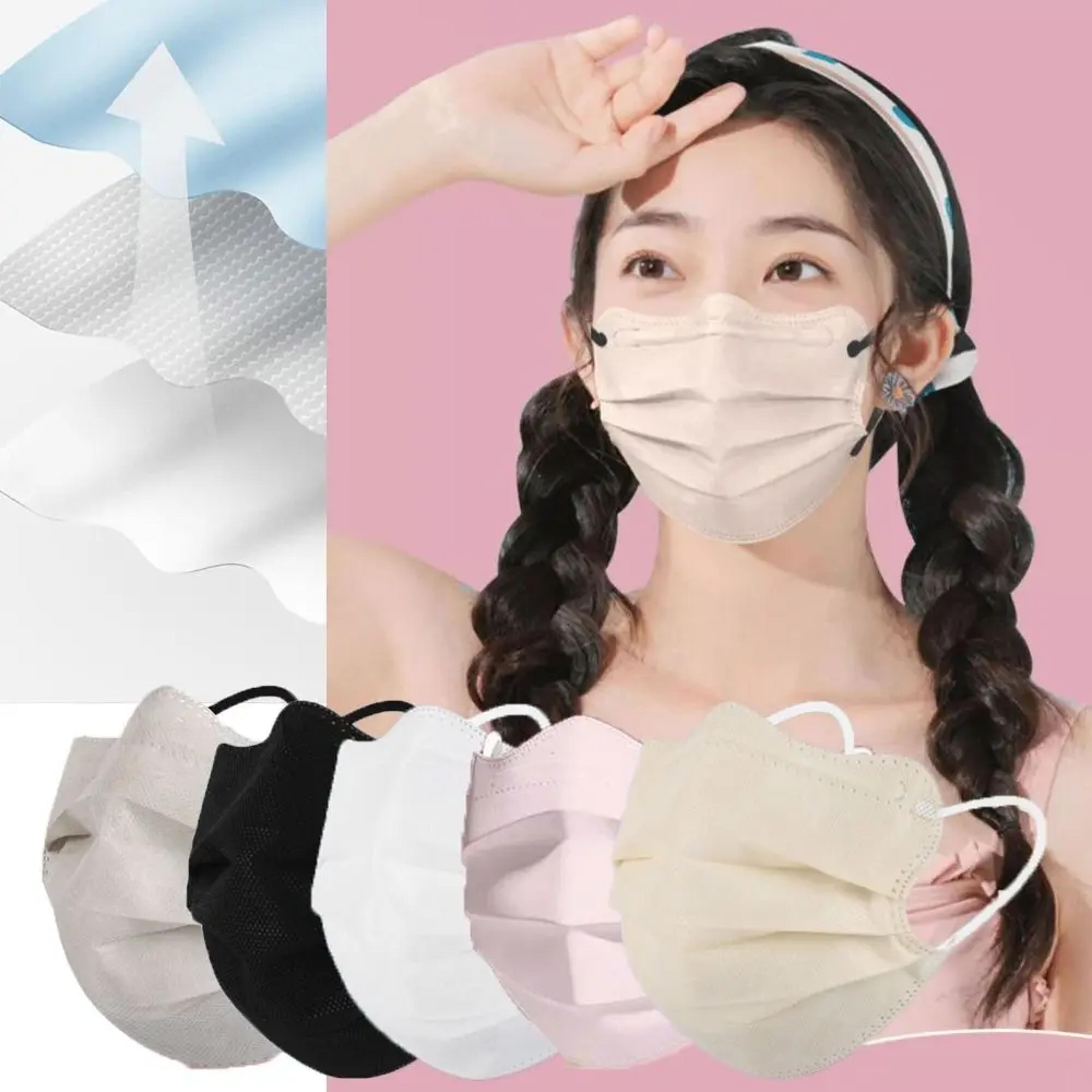 Butterfly Fit 3 Layer Disposable Face Masks Individually Wrapped Dust Protection Masks 1