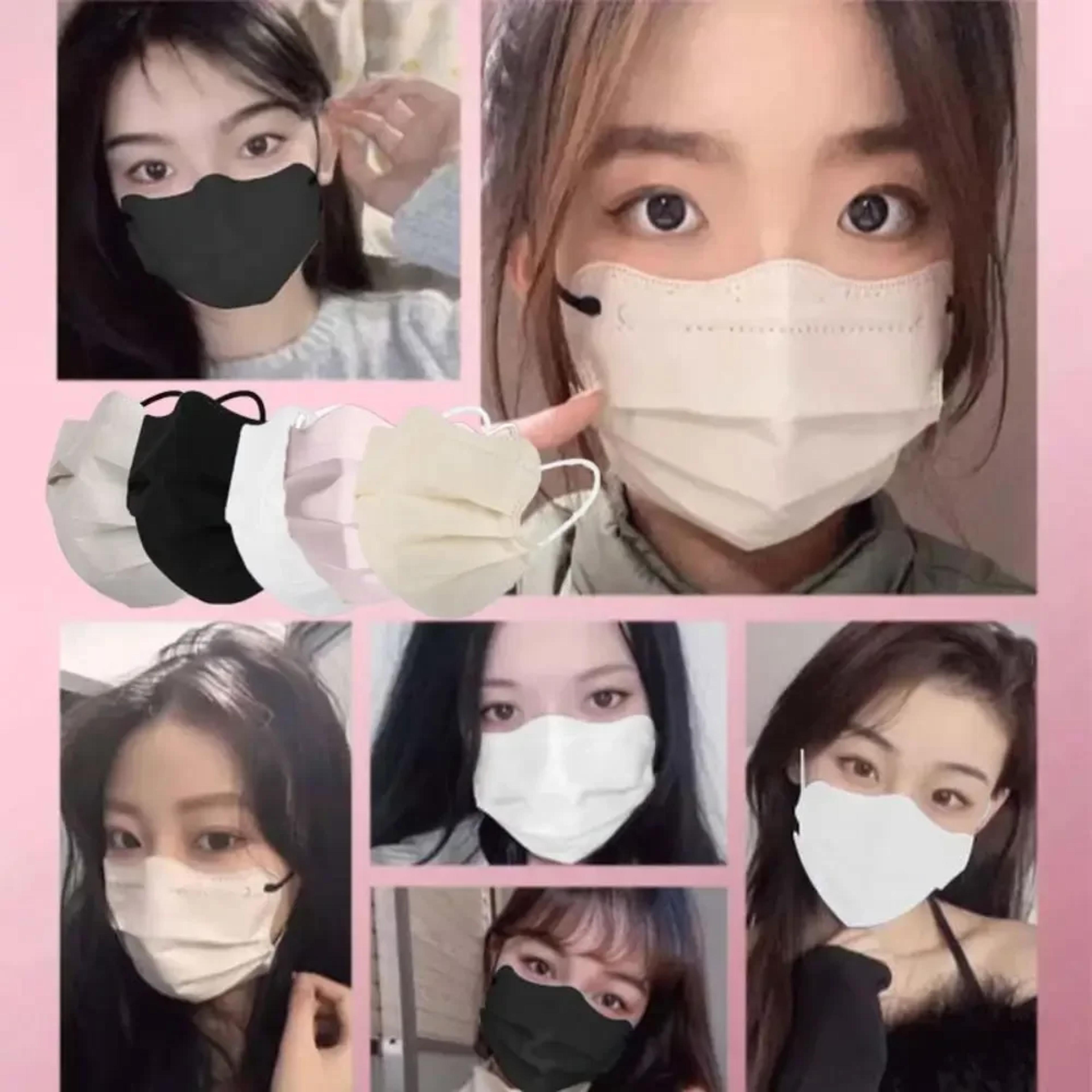 Butterfly Fit 3 Layer Disposable Face Masks Individually Wrapped Dust Protection Masks 5