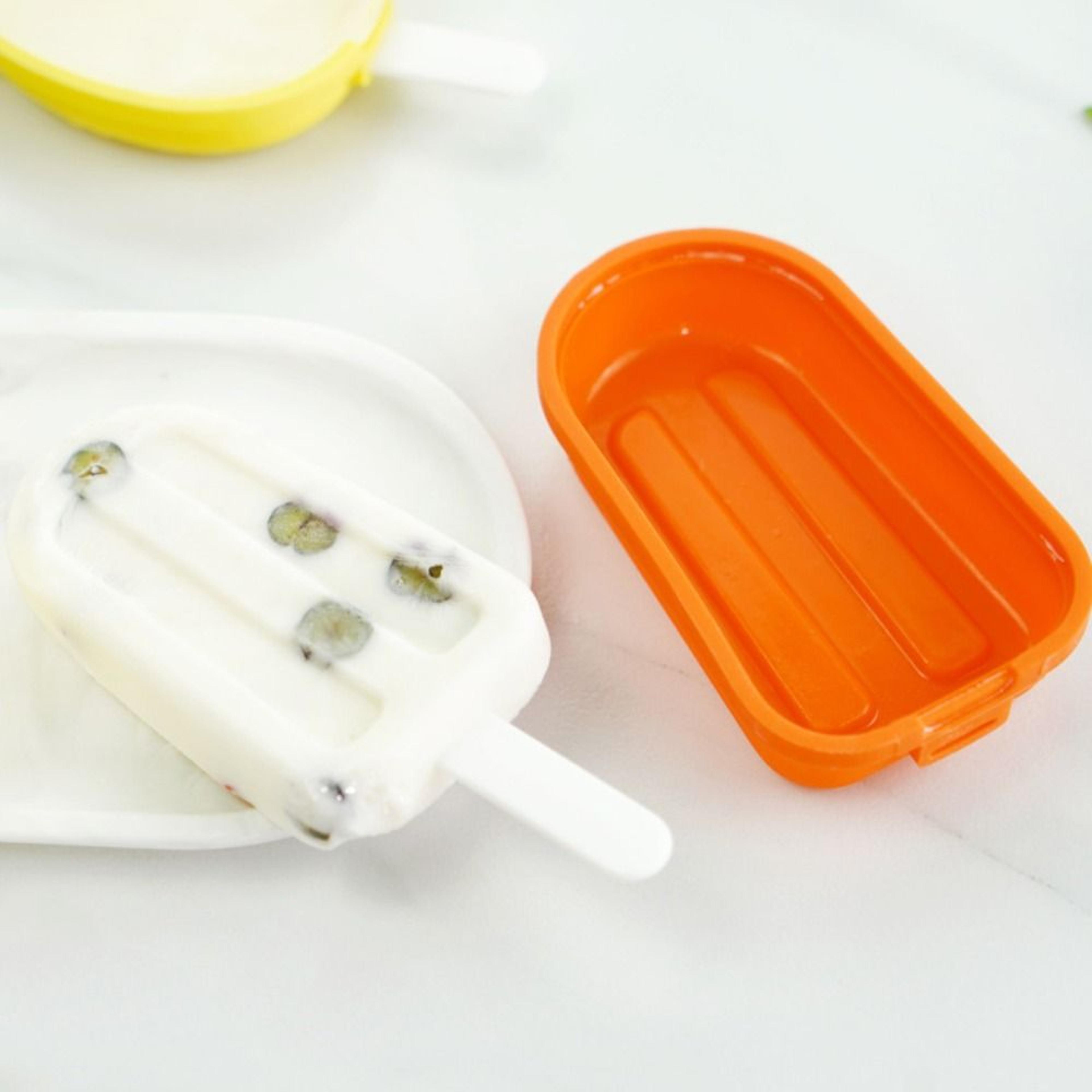Stackable Silicone Popsicle Mold With Lid  Reusable Sticks For Homemade Frozen Treats 1