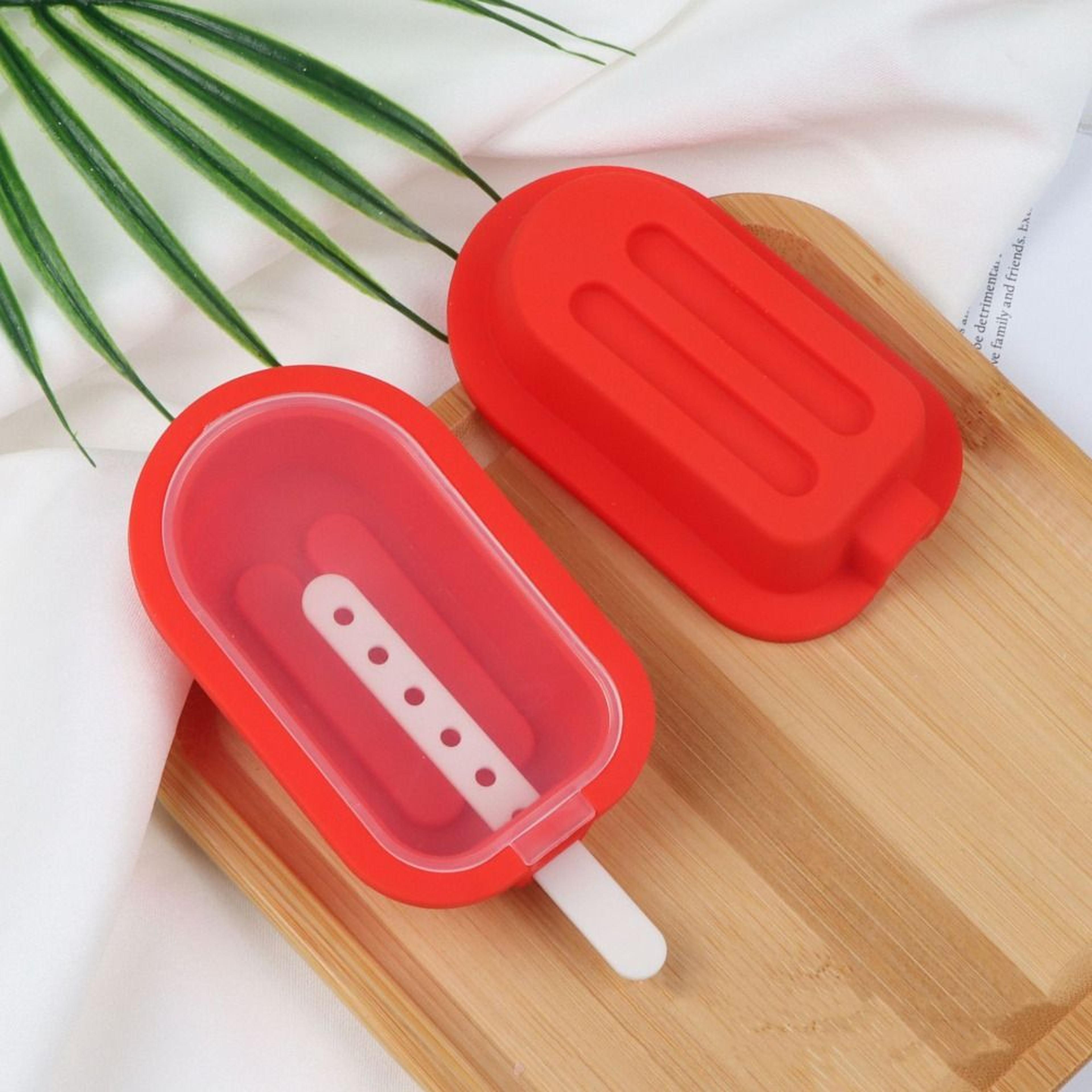 Stackable Silicone Popsicle Mold With Lid  Reusable Sticks For Homemade Frozen Treats 2