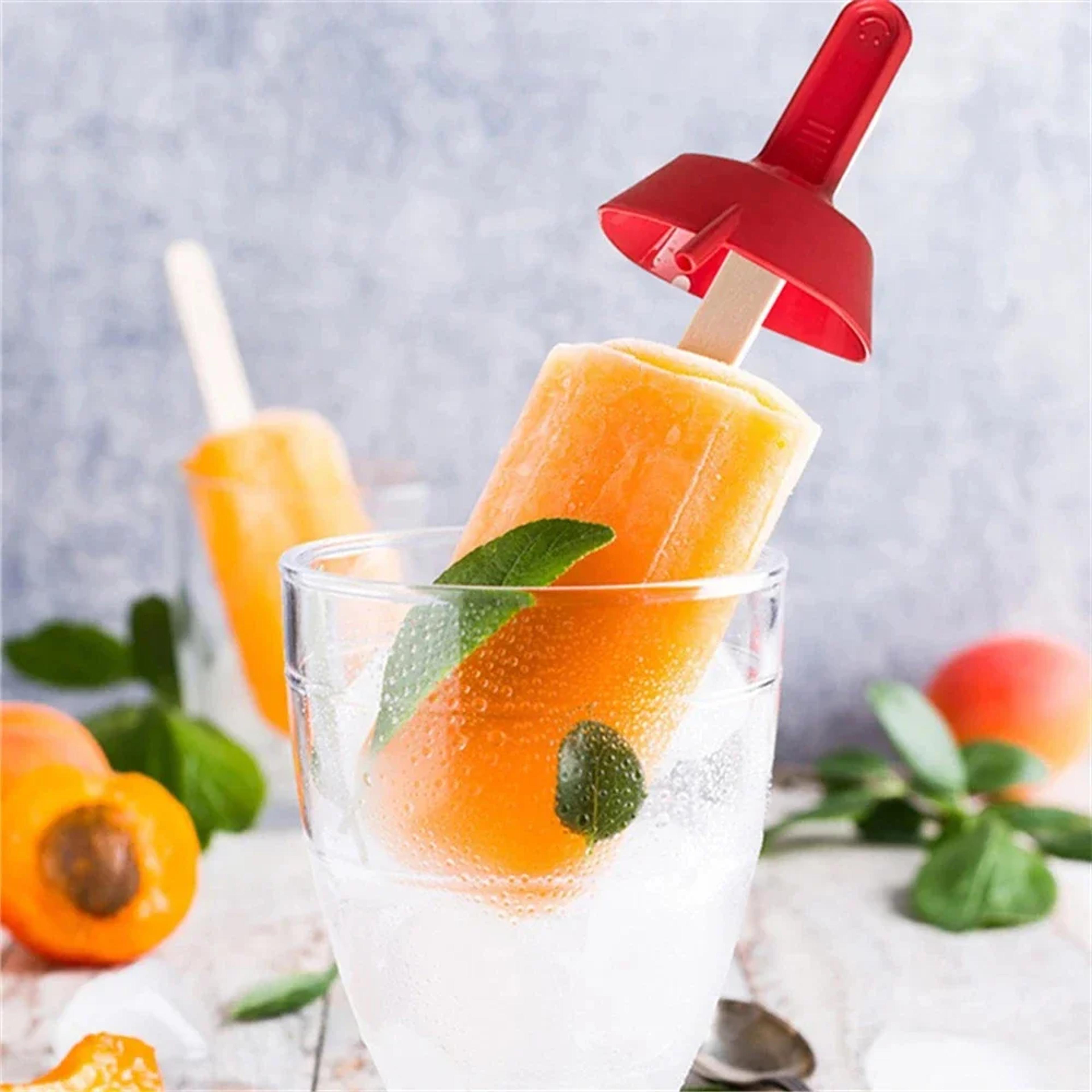 dripguard kids popsicle holder cup with straw | portable popsicle holder & drip free popsicle holder
