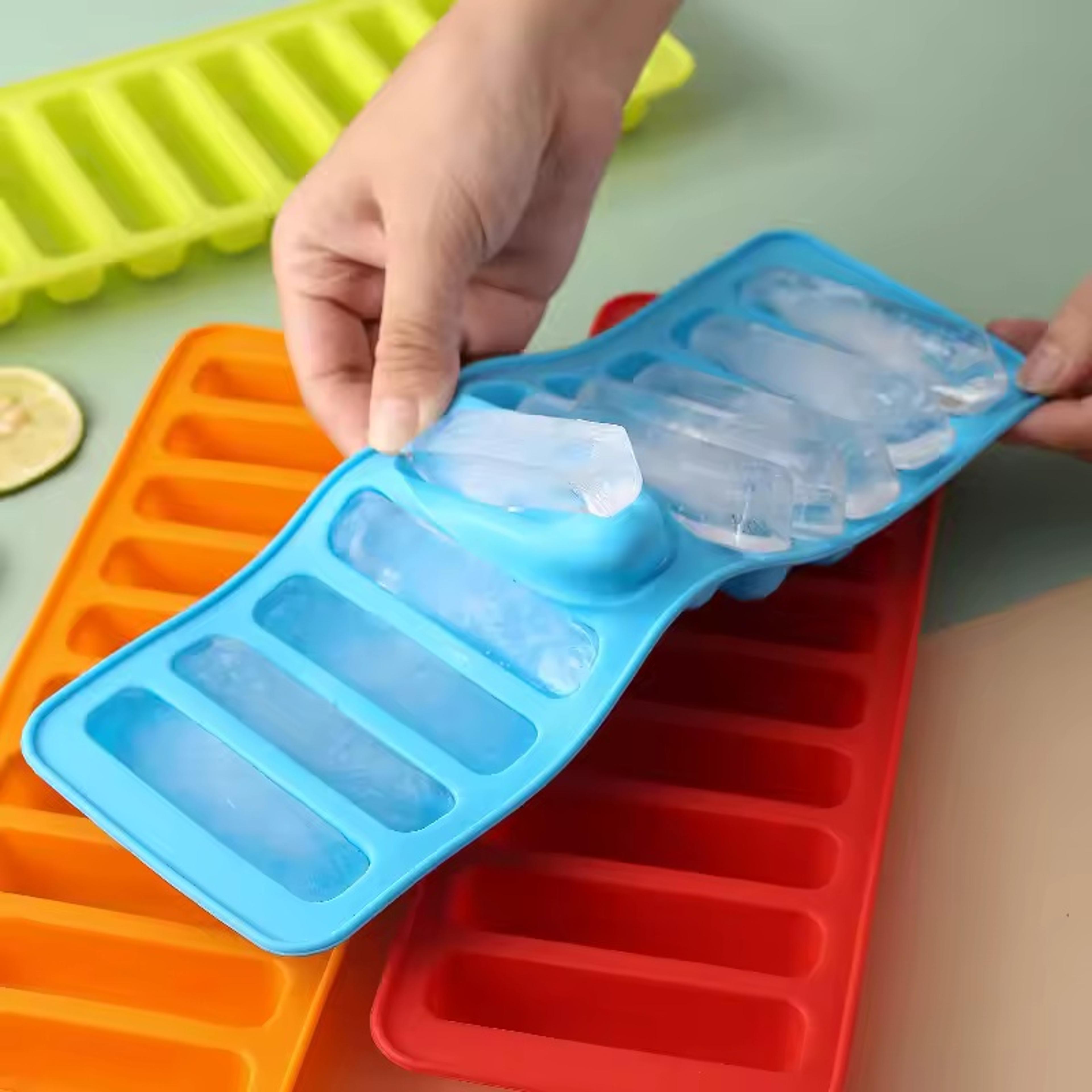 silicone ice stick mold for water bottles reusable ice cube tray for summer drinks