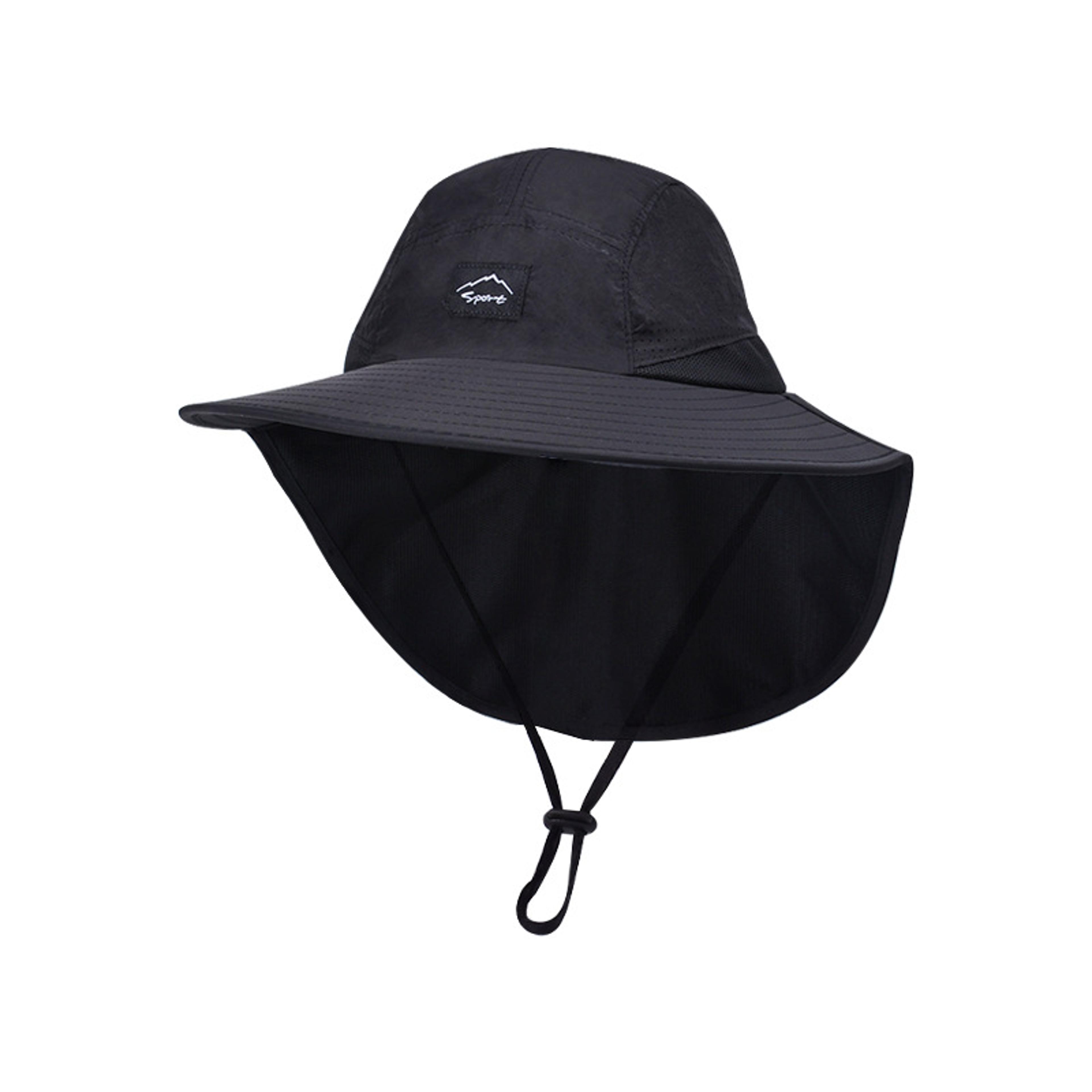 SunShield Wide Brim Bucket Hat With Neck Flap For Hiking Fishing  UV Protection 5