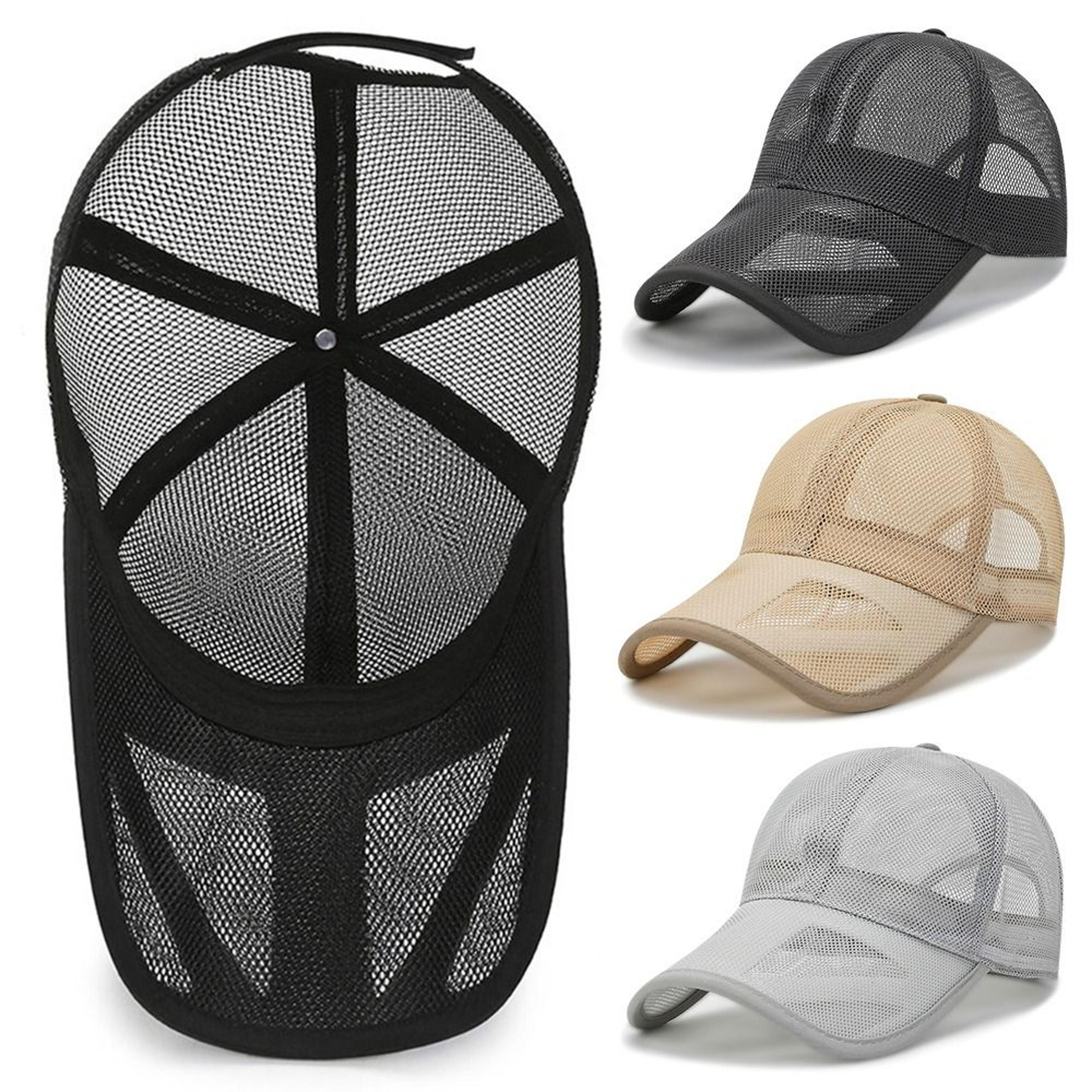 Breathable Sun Protection Mesh Baseball Cap For Men  Women Summer UV Hat 3