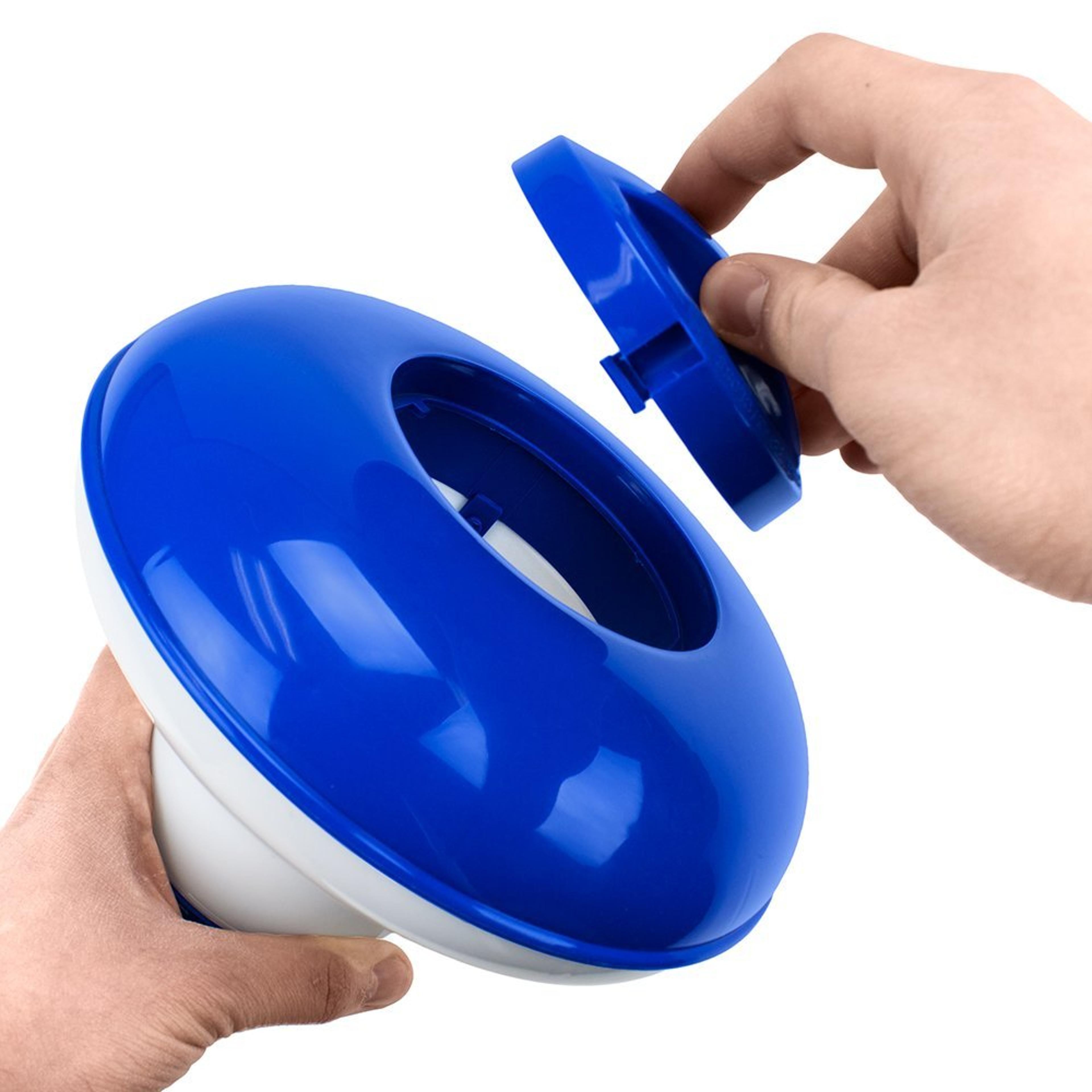 Floating Chlorine Dispenser For Swimming Pools  Automatic Pool Chlorine Floater  Chemical Tablet Di 2