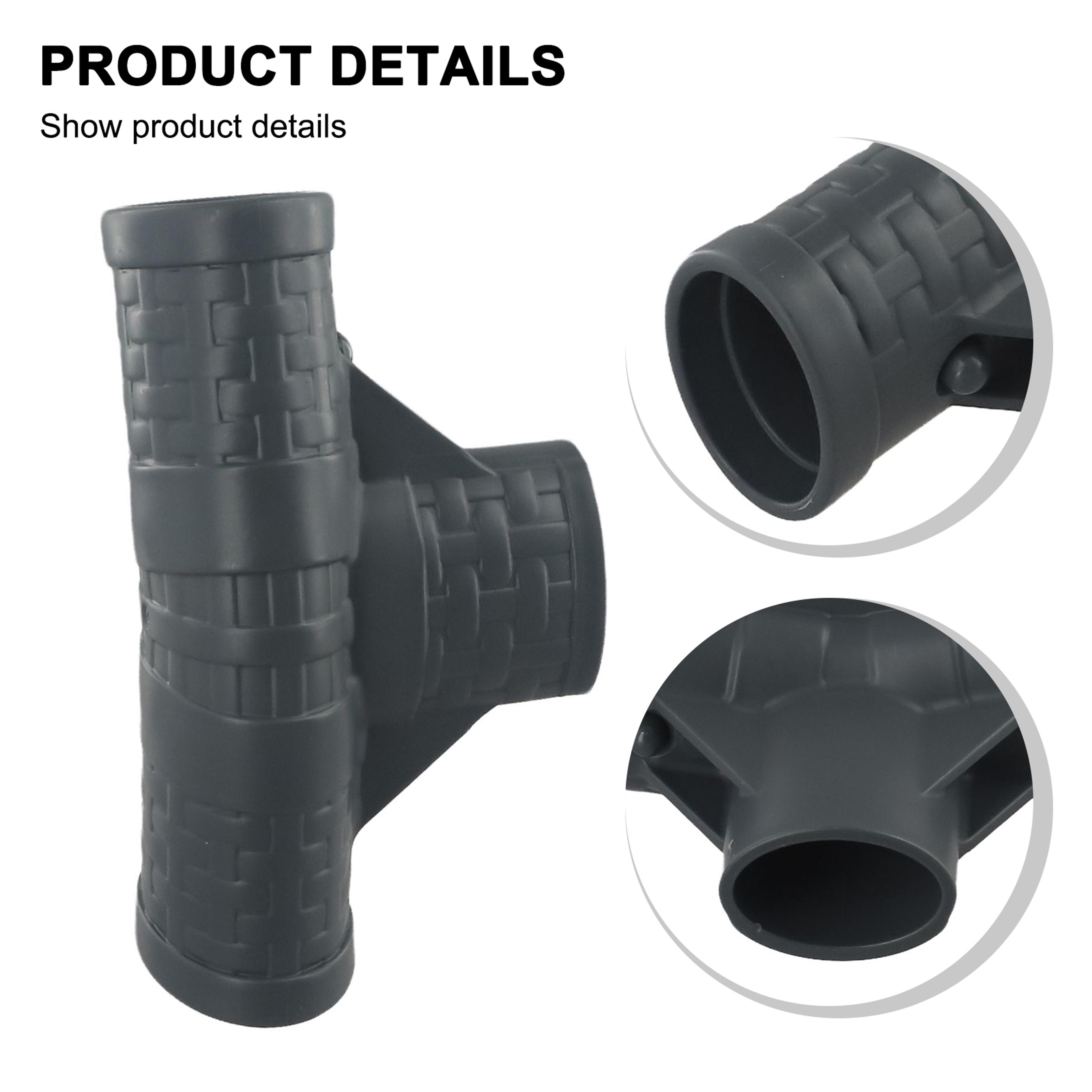 P07082 Coleman Pool T Connector Plastic Pool Frame Connector For Deep Above Ground Pools 3