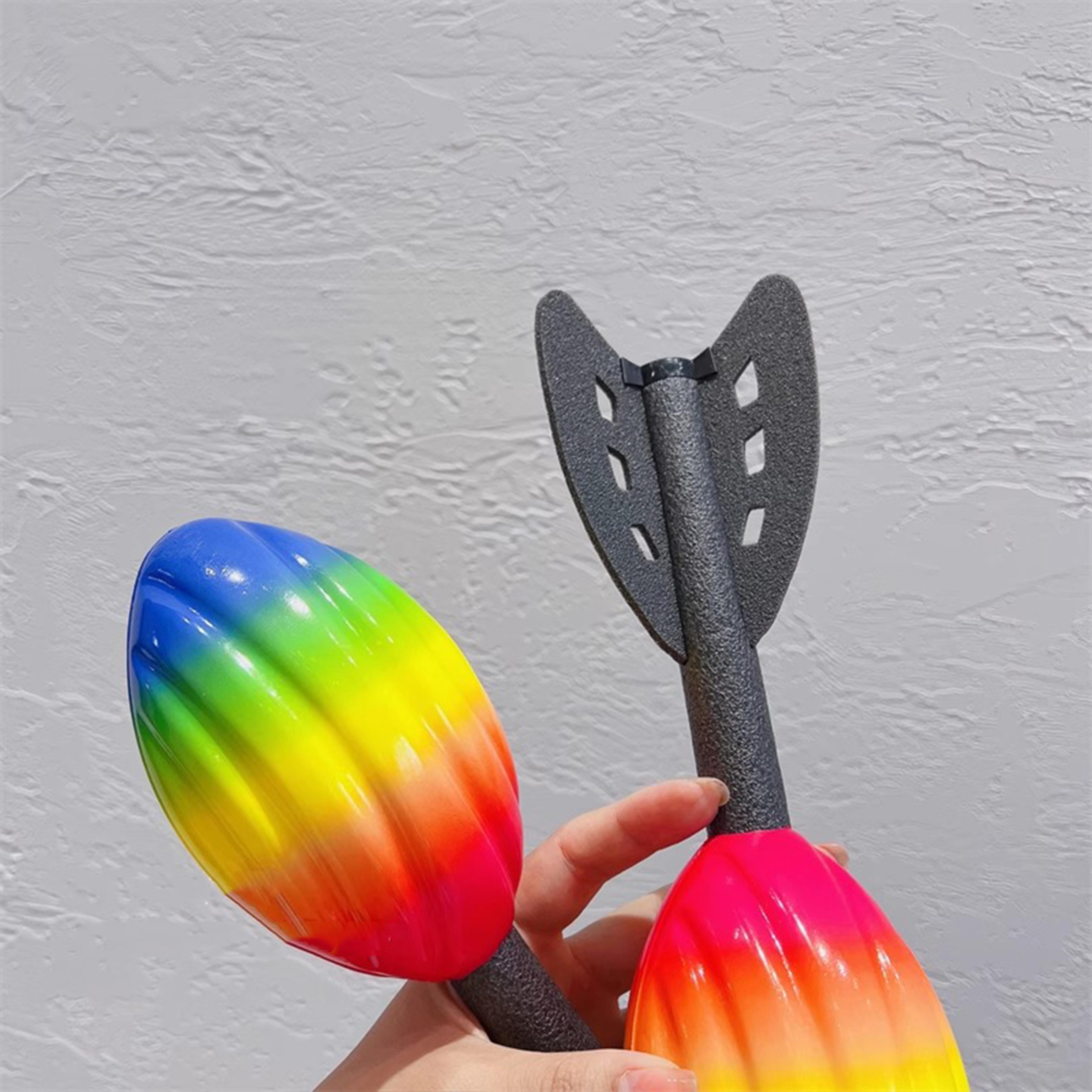 Soft Foam Rocket Dart Throwing Toy For Kids Outdoor Games Parent Child Play 3