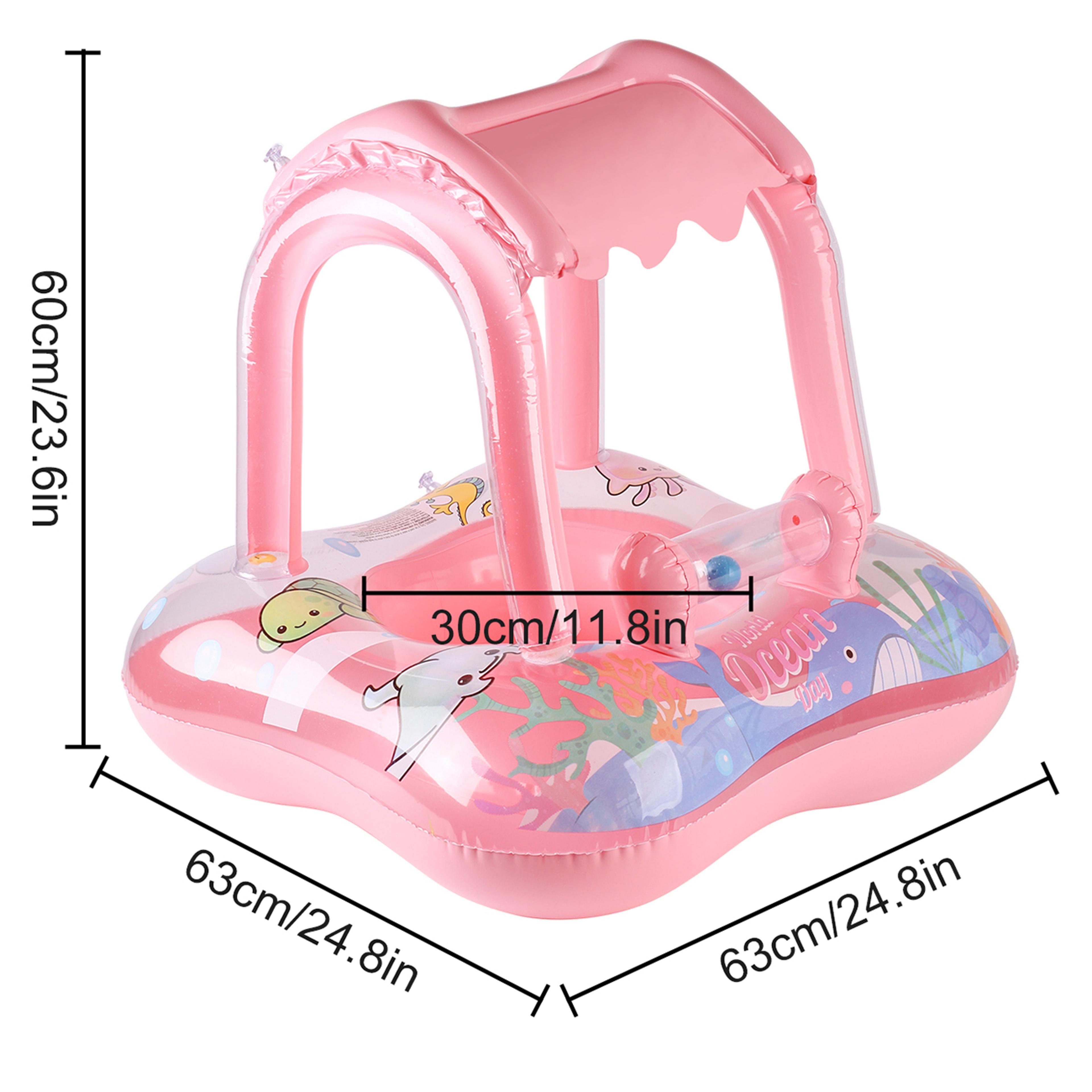 Baby Pool Float With Canopy For Toddlers And Infants 4