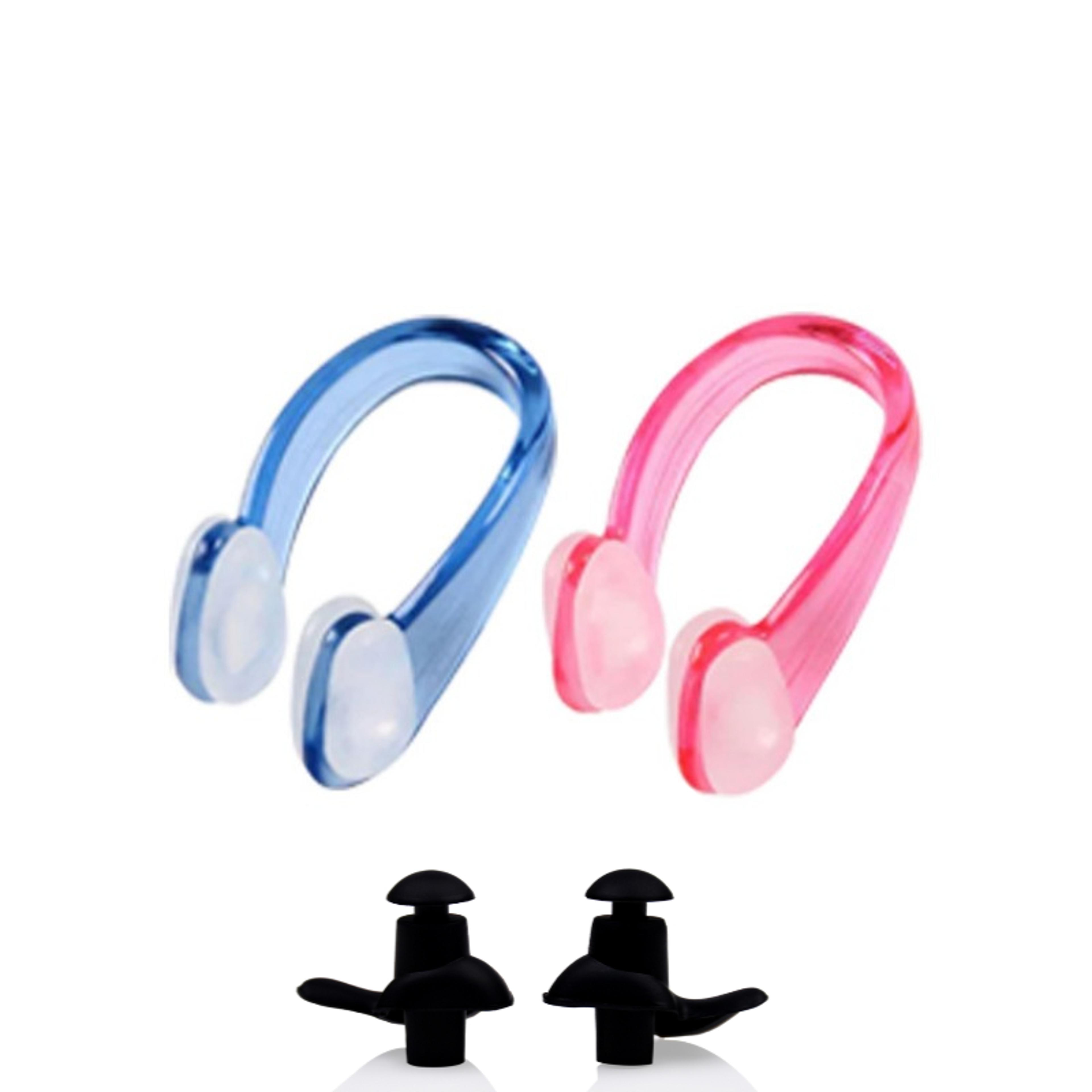 Professional Swimming Nose Clip  Swimming Ear Plugs Set With Storage Case 4