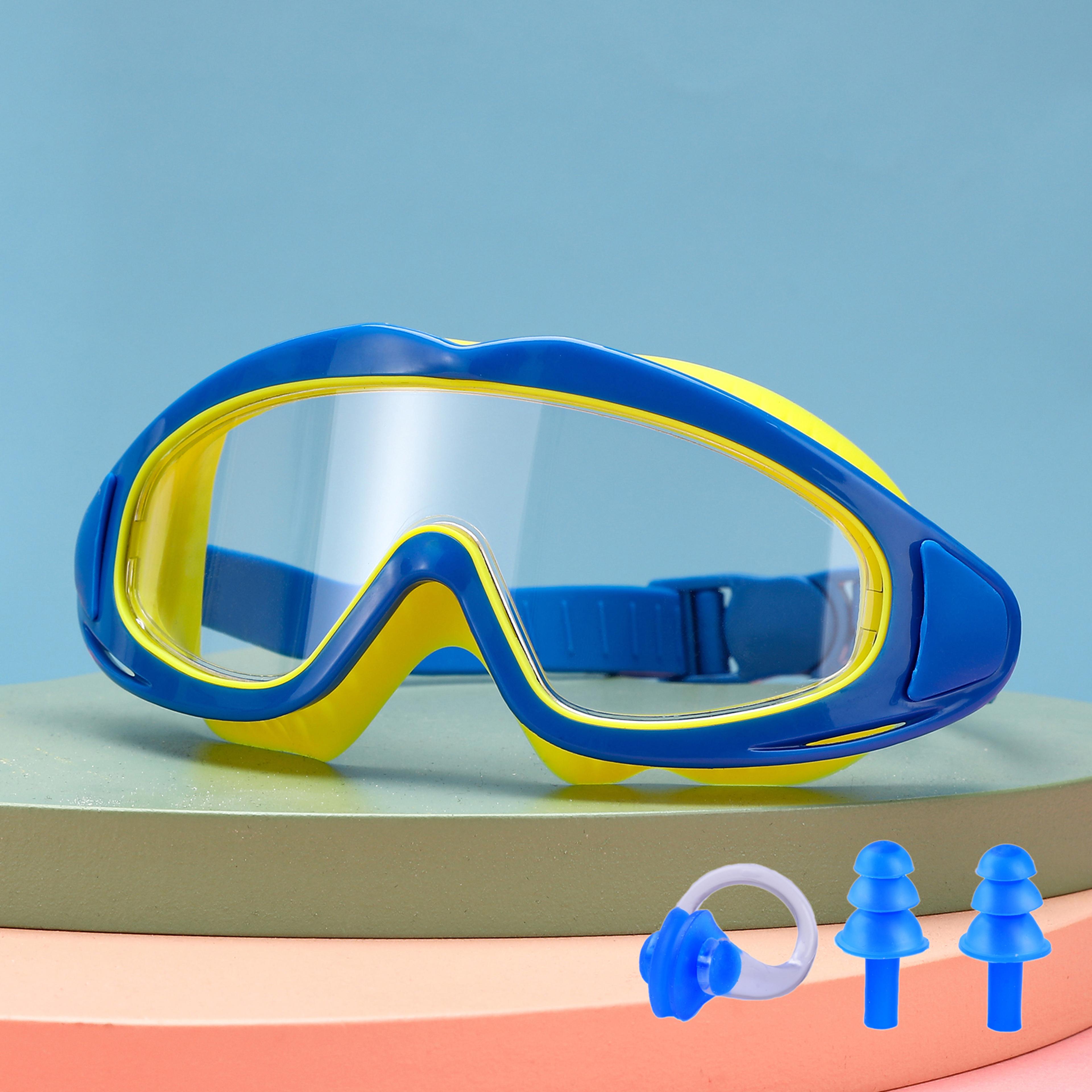 Kids Swim Goggles With Anti Fog UV Protection Wide View Lens 13