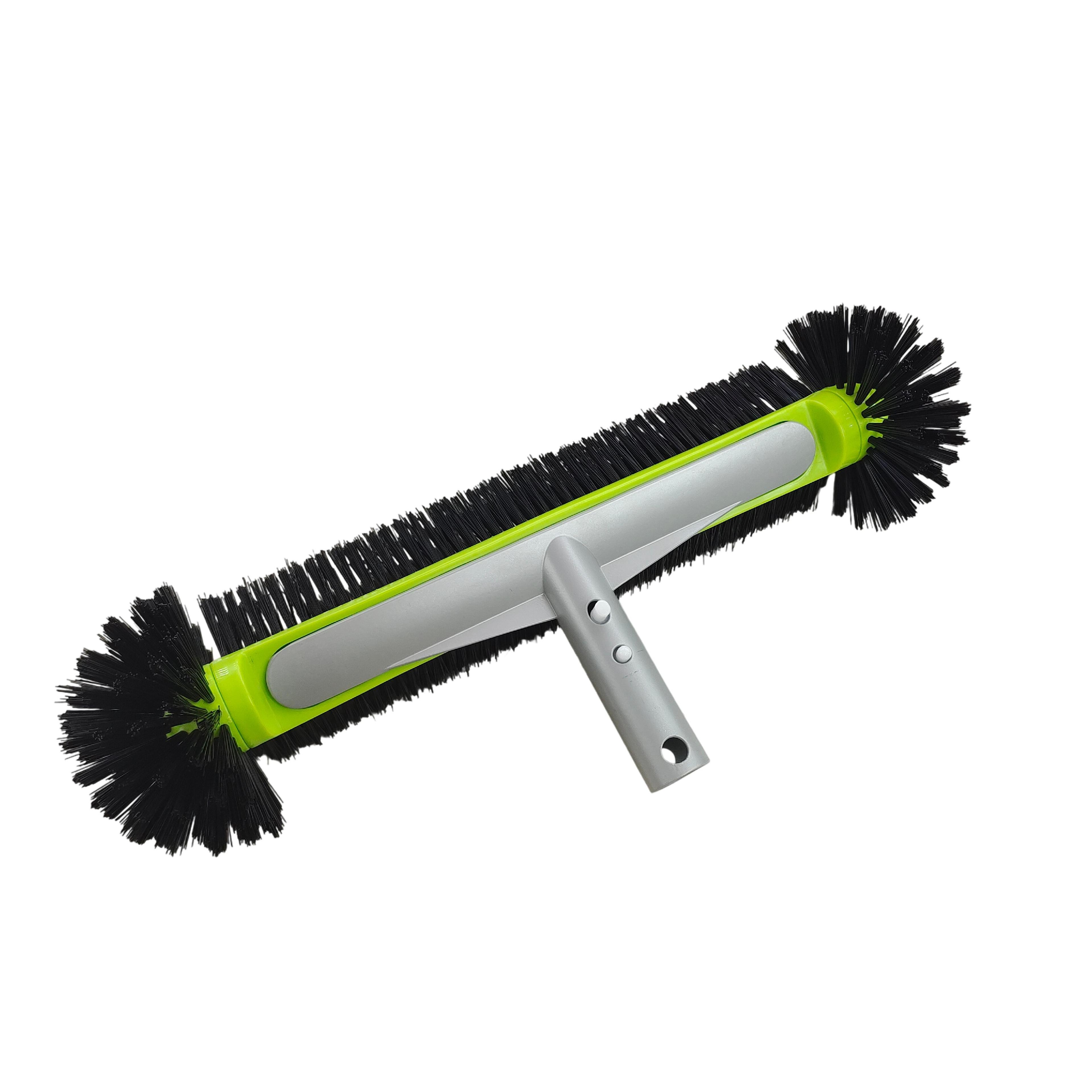 Heavy Duty Pool Brush Head Aluminum Pool Wall Brush With 7 Row Nylon Bristles 2